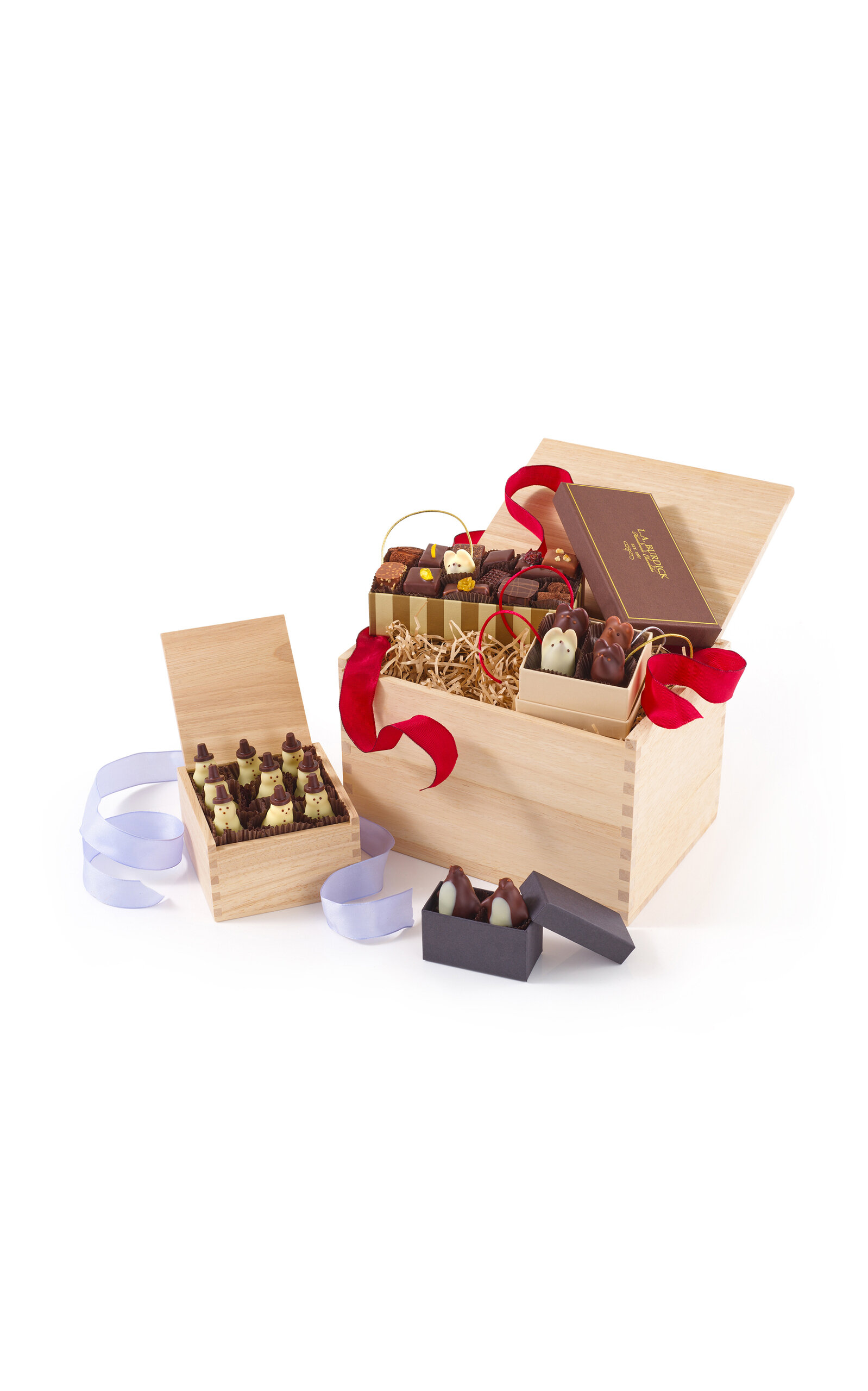 L.A. Burdick Holiday Chocolate Crate - Multi