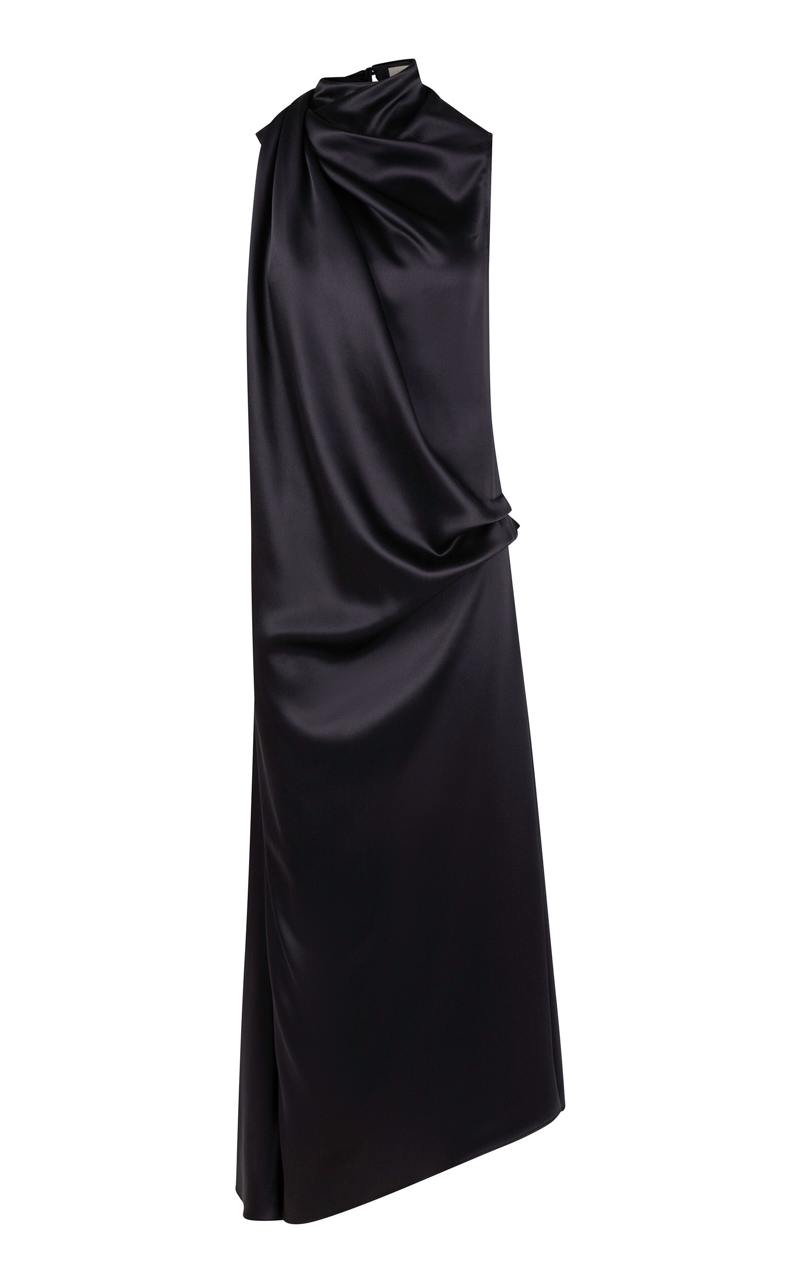 Heirlome Kate Draped Silk Midi Dress