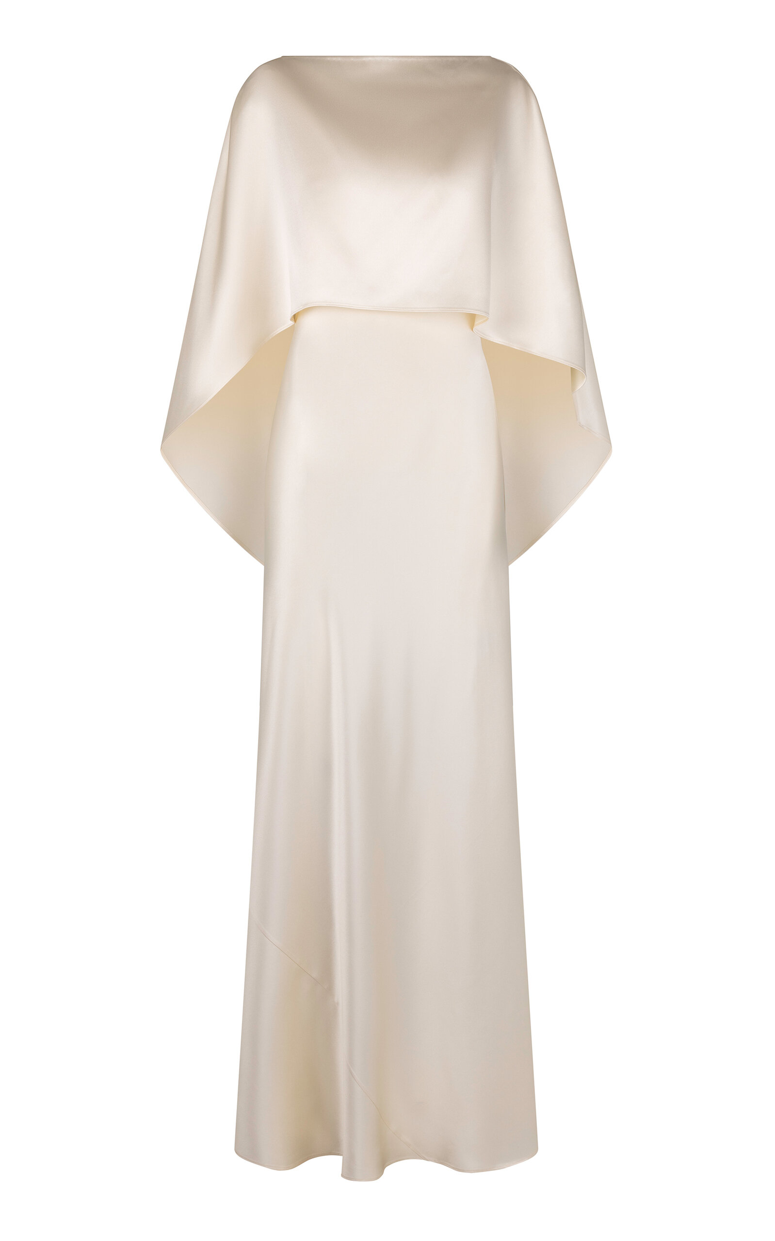 Heirlome Anna Silk Cape Maxi Dress