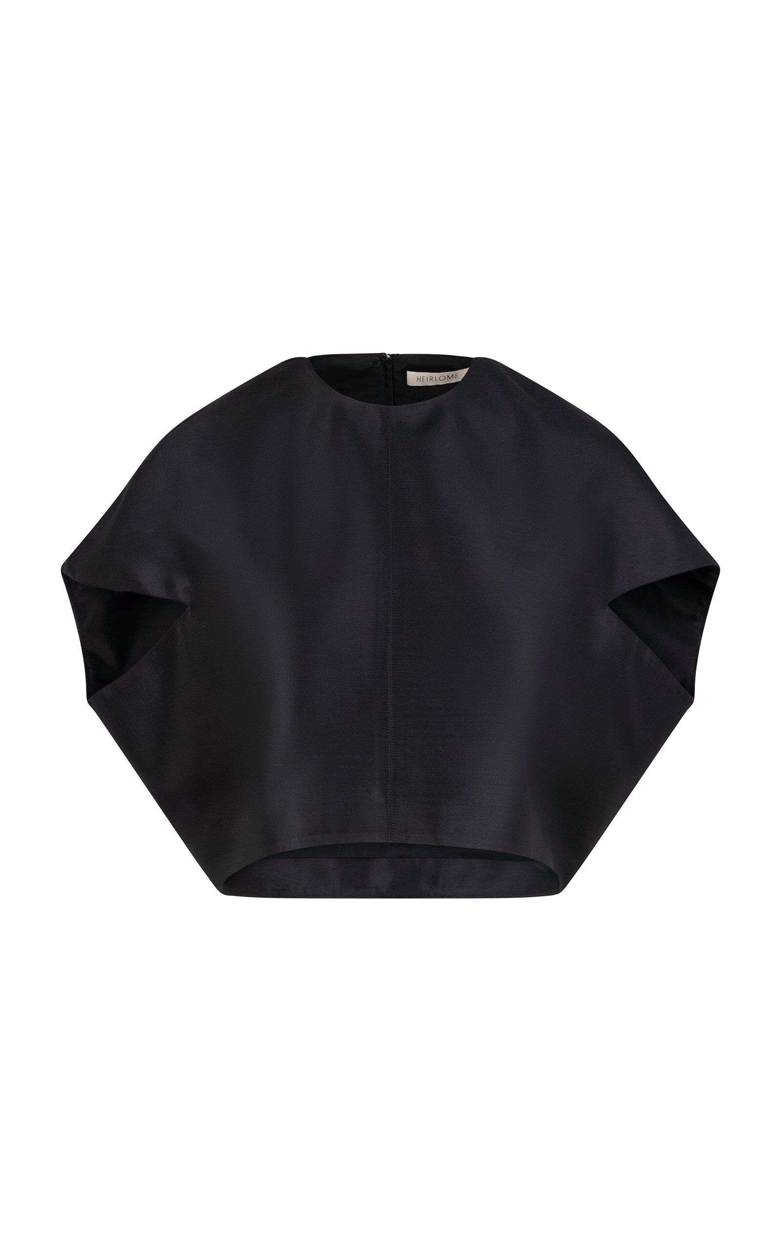 Heirlome Lulu Structured Silk Crop Top