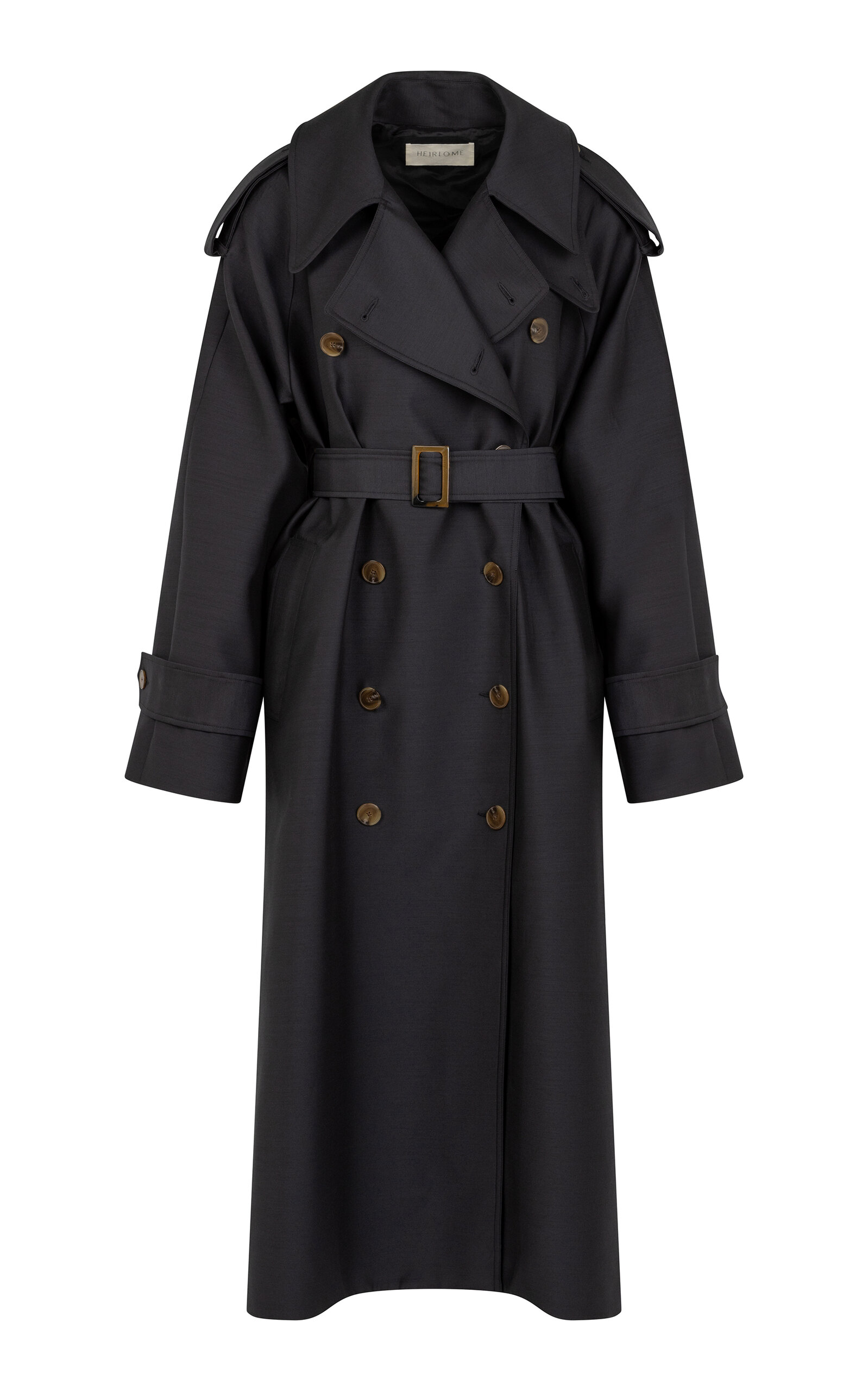 Heirlome Micaela Wool-Silk Trench Coat