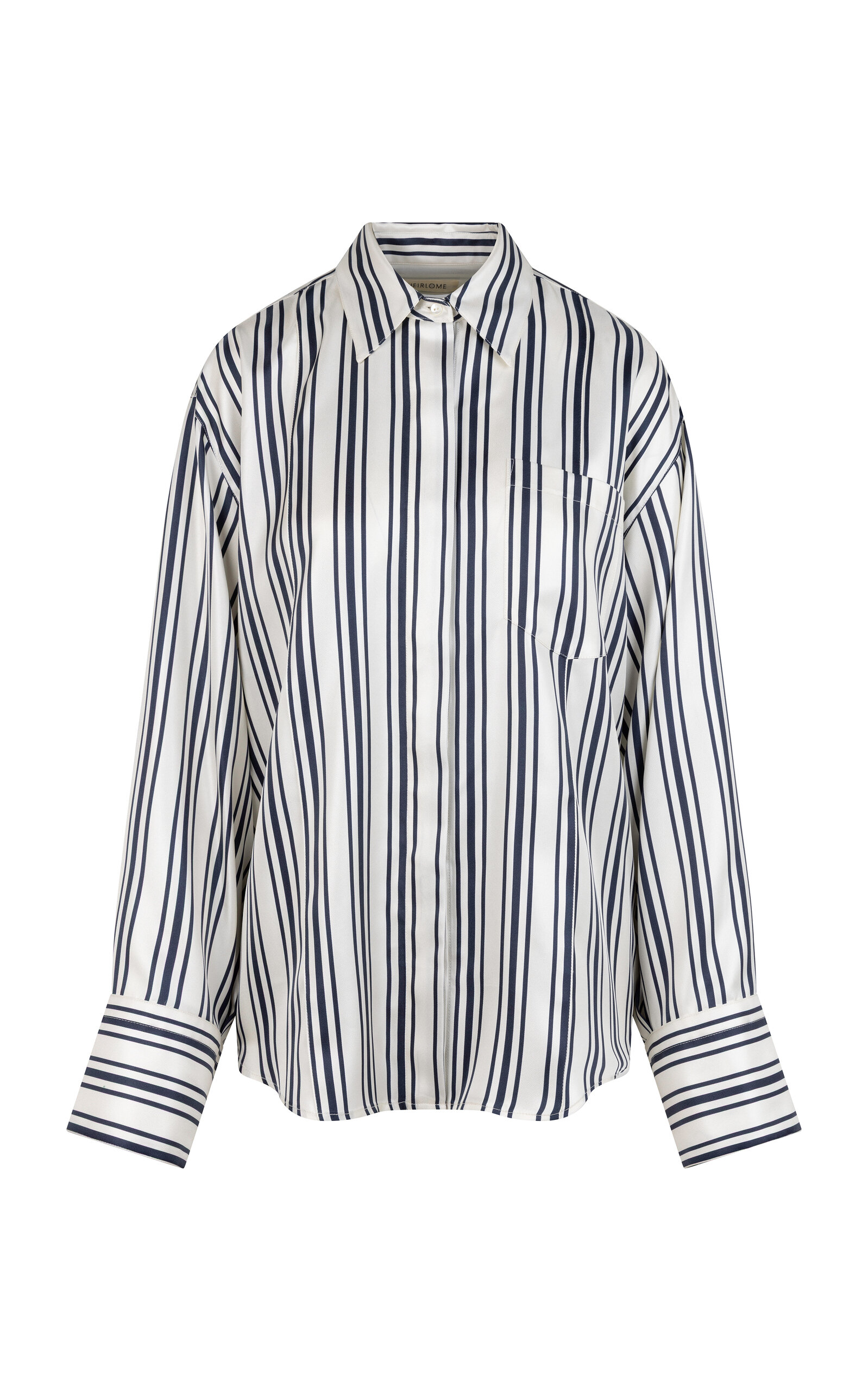 Heirlome Francis Oversized Button-Up Silk Shirt