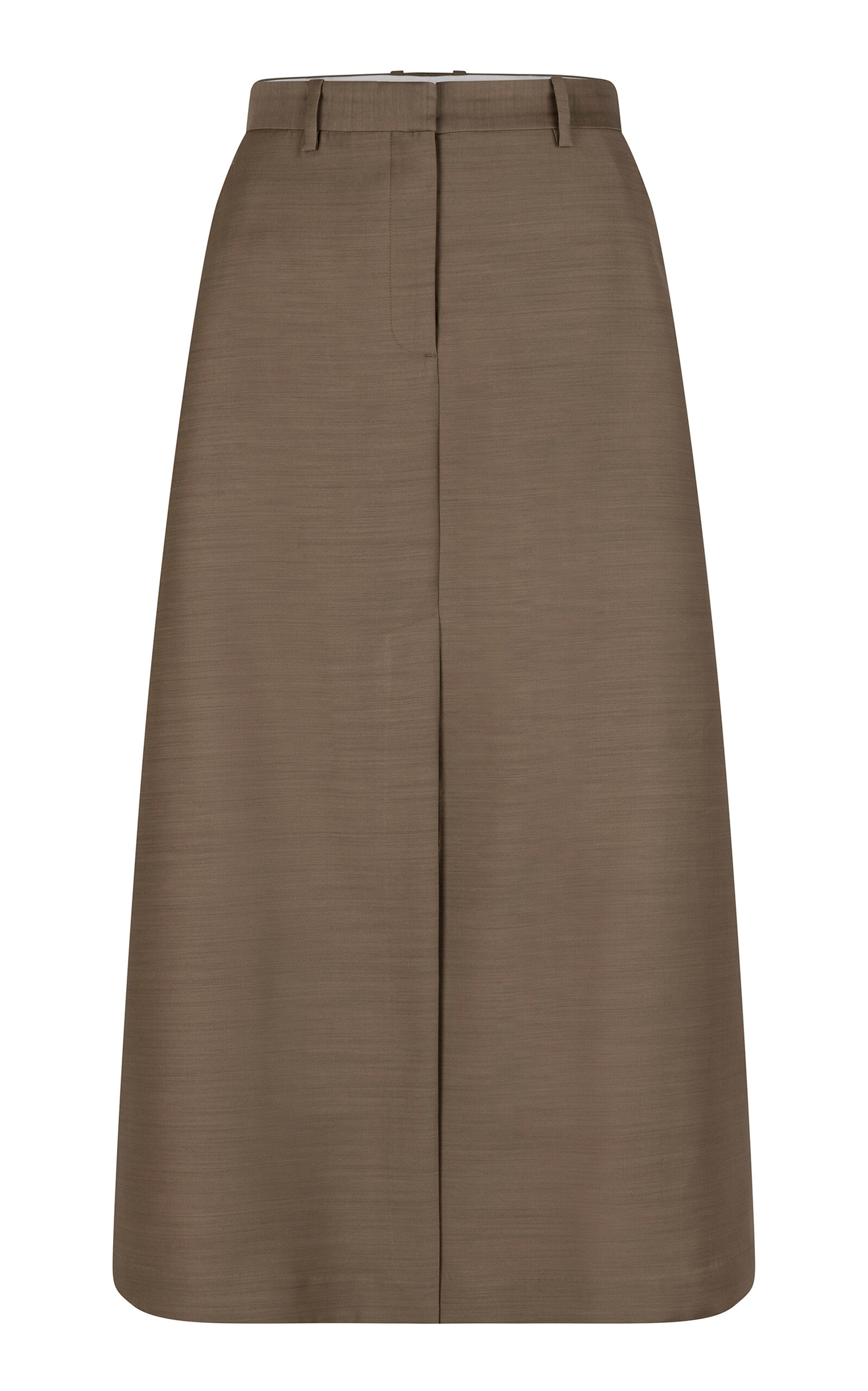 Heirlome Lara Wool-Silk Maxi Skirt