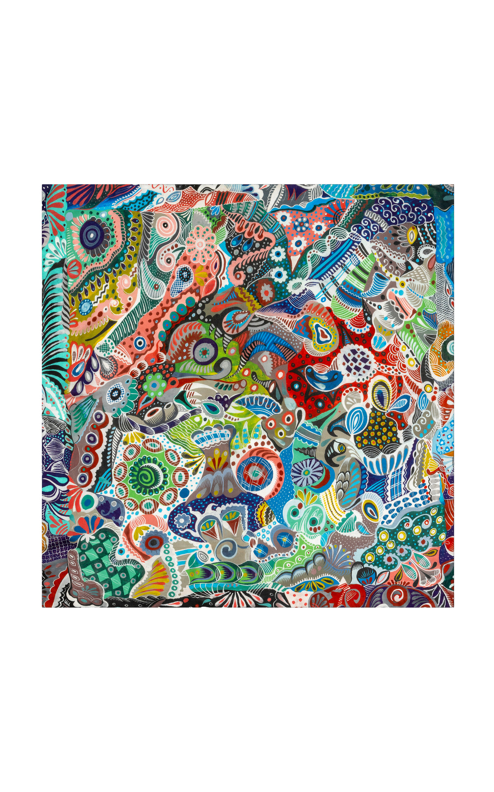 Heirlome Arnulfo Patterned Silk Pareo Wrap