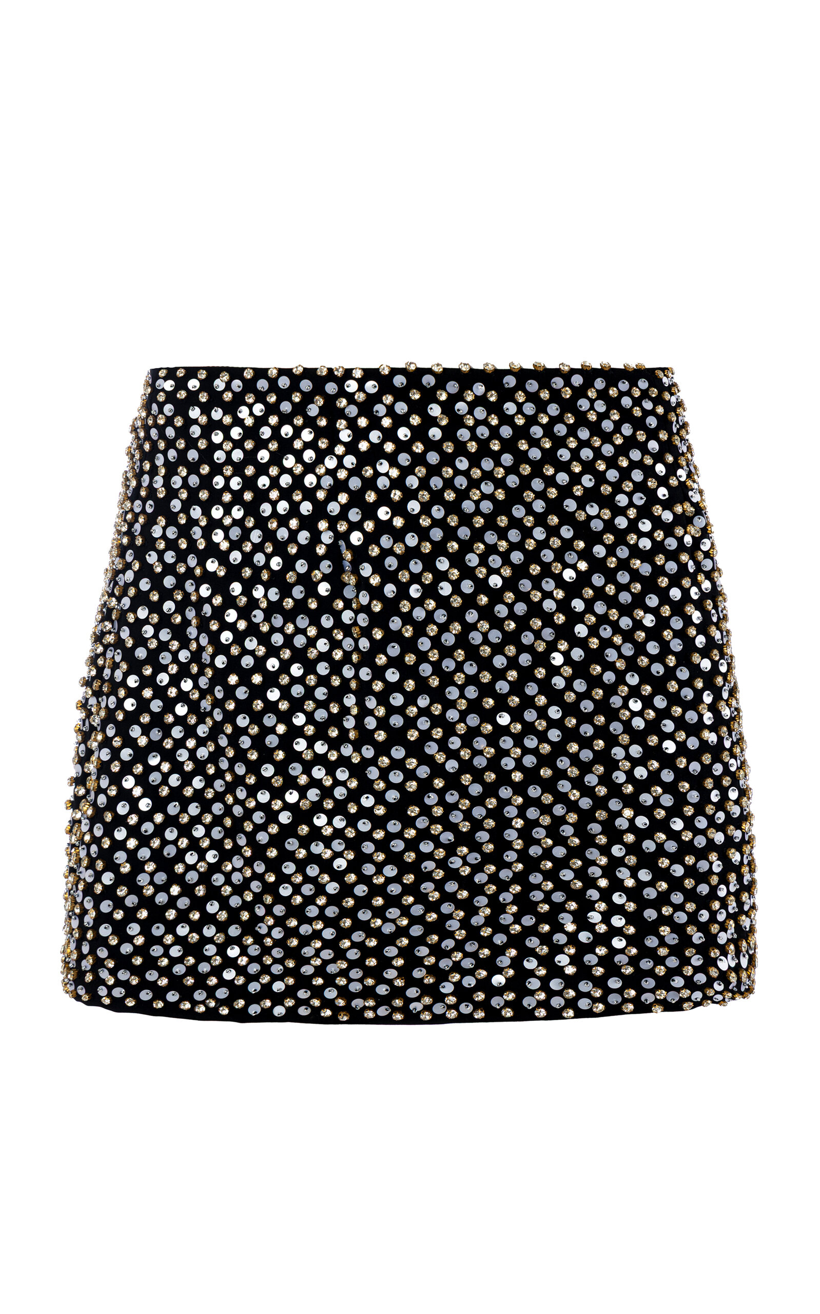 La Fuori Nyx Constellation Bloom Embellished Suiting Mini Skirt