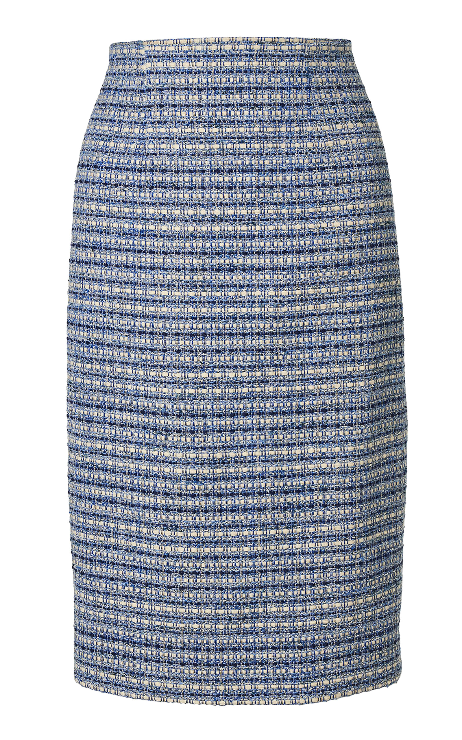 Carolina Herrera Cotton-Blend Tweed Pencil Skirt