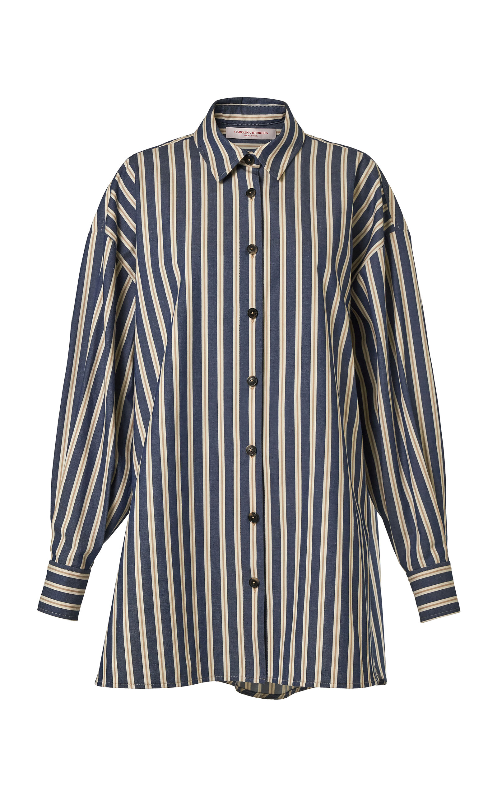 Carolina Herrera Relaxed Denim Stripe Shirt