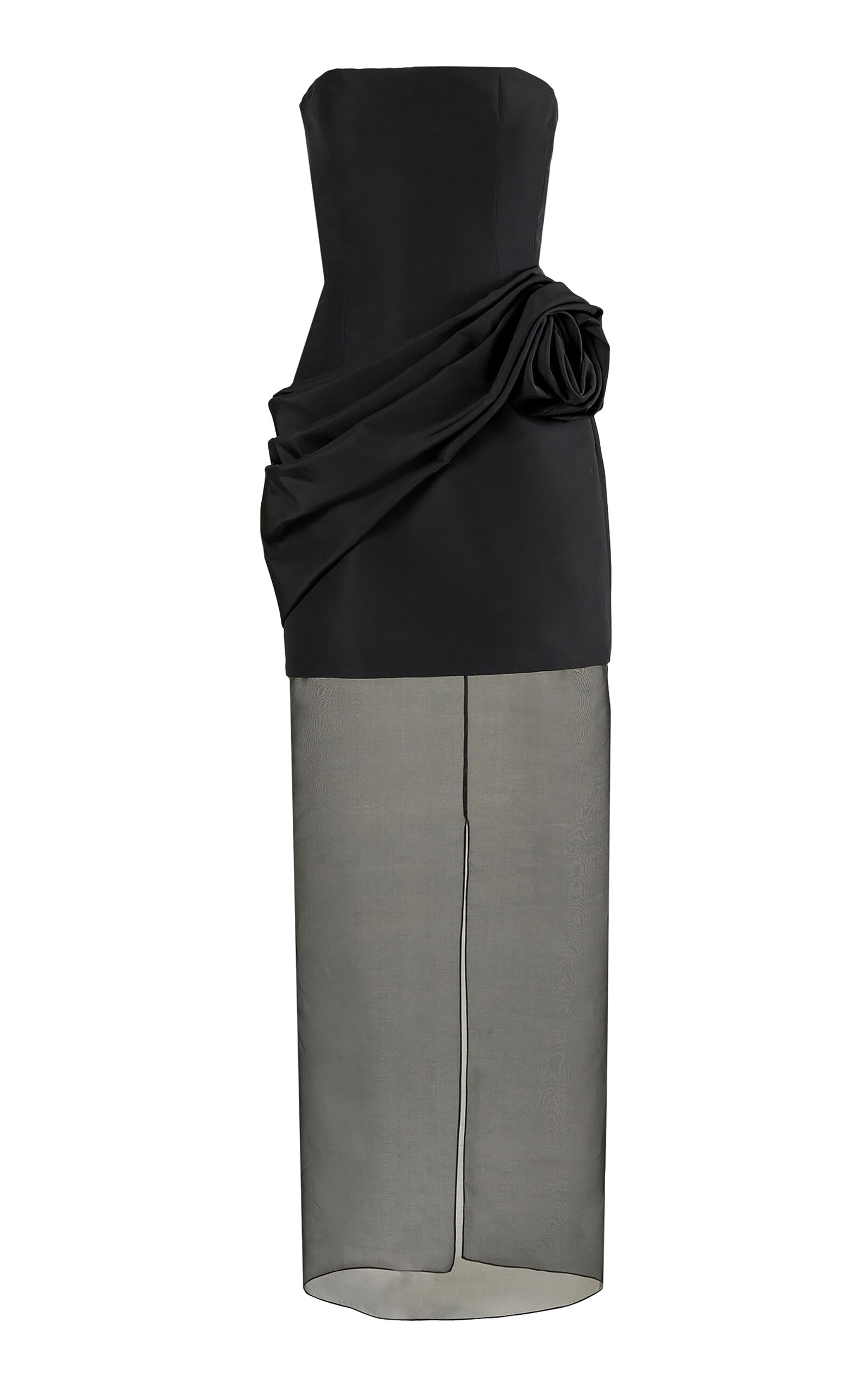 Carolina Herrera Strapless Silk-Faille Gown