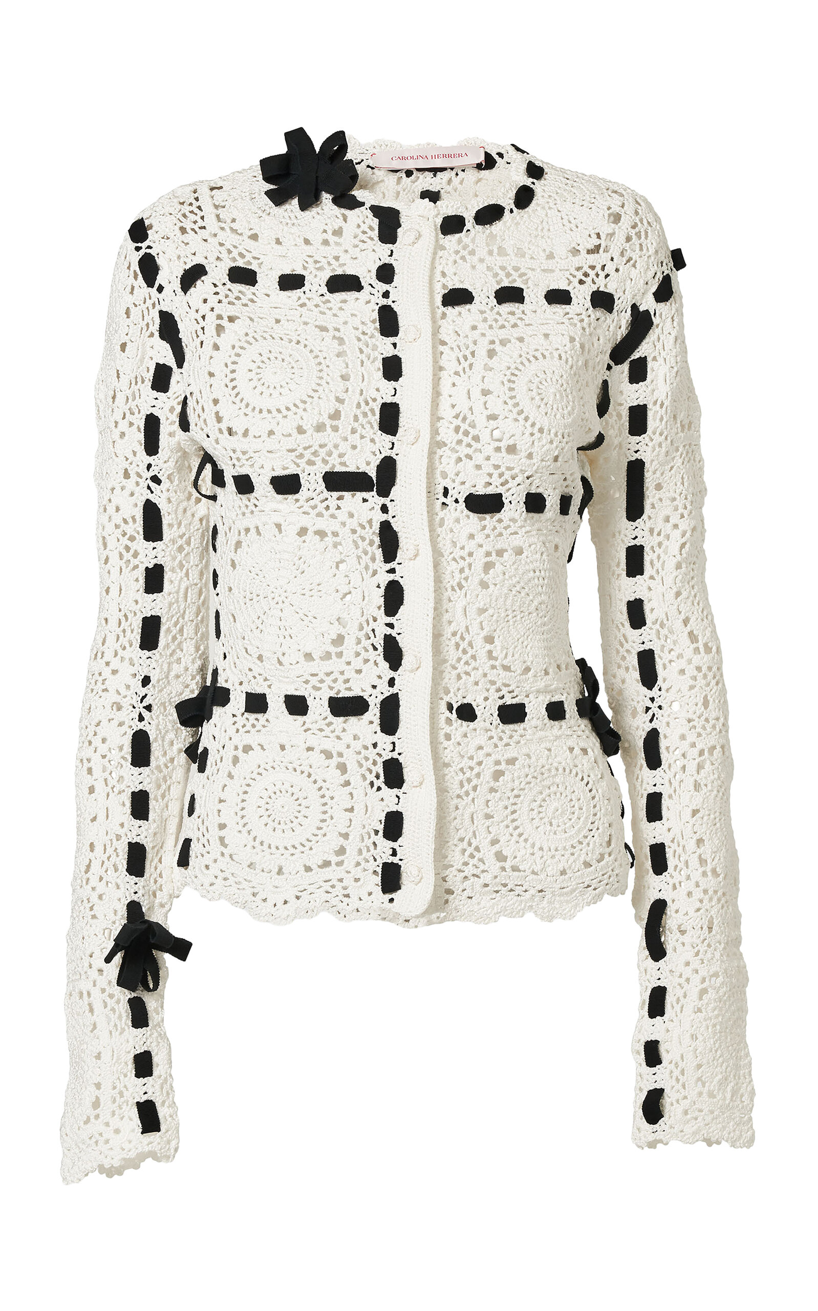 Carolina Herrera Hand-Crocheted Cardigan