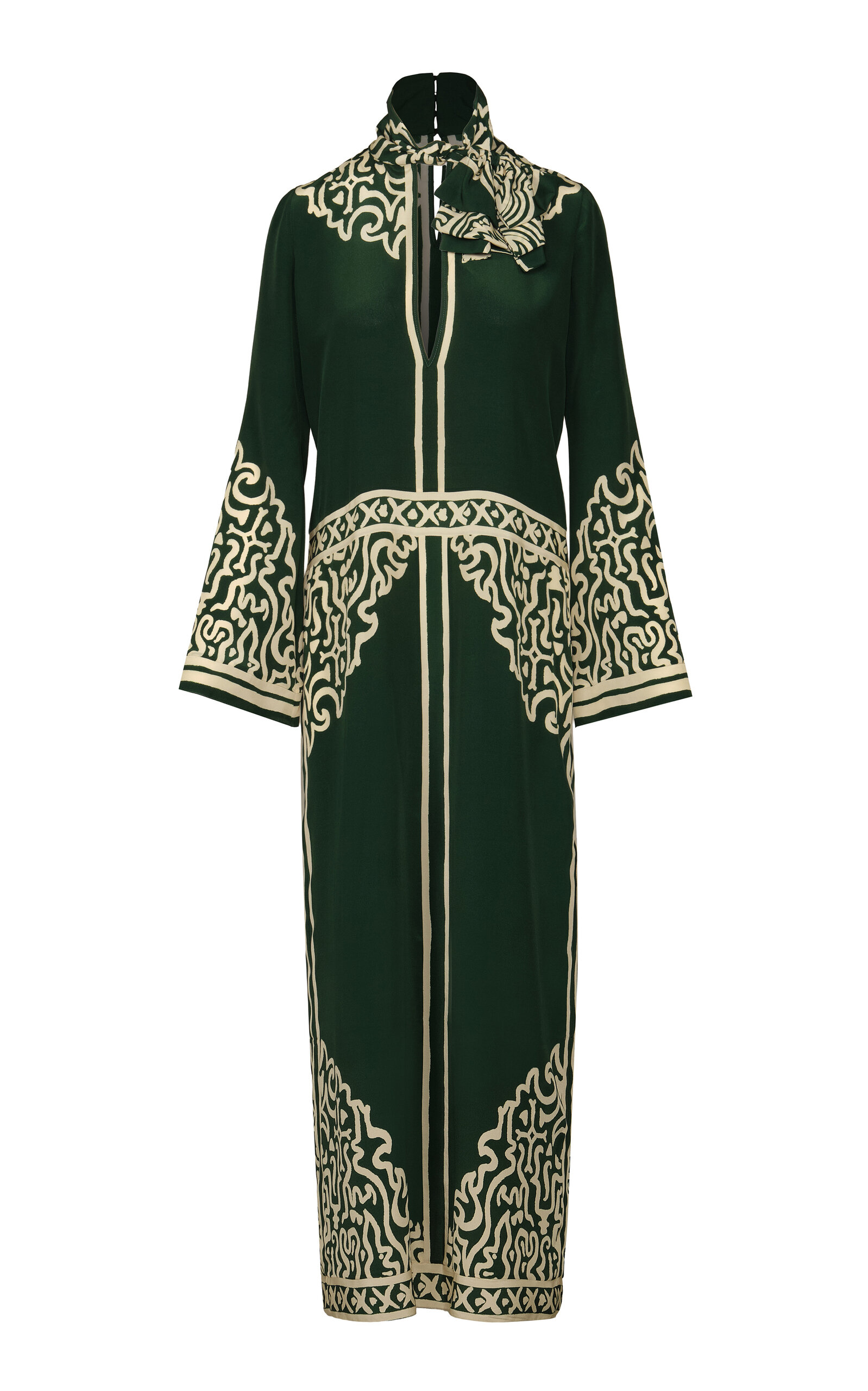 Johanna Ortiz The Windborne Woman Embroidered Silk Maxi Dress - Moda Operandi