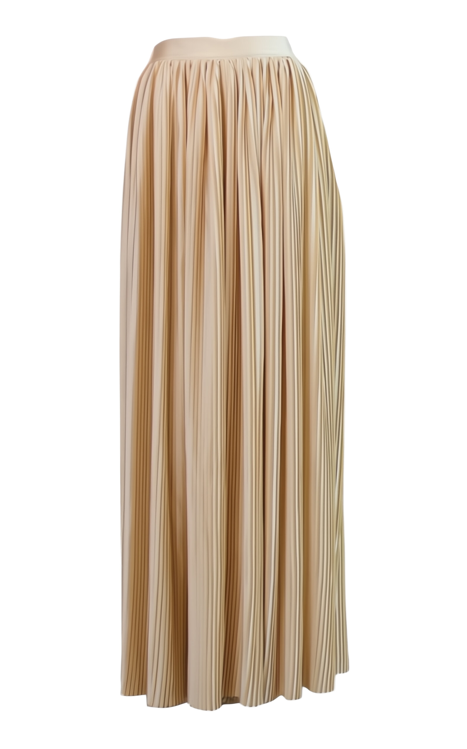 Dima Ayad Pleated Silk Palazzo Pants