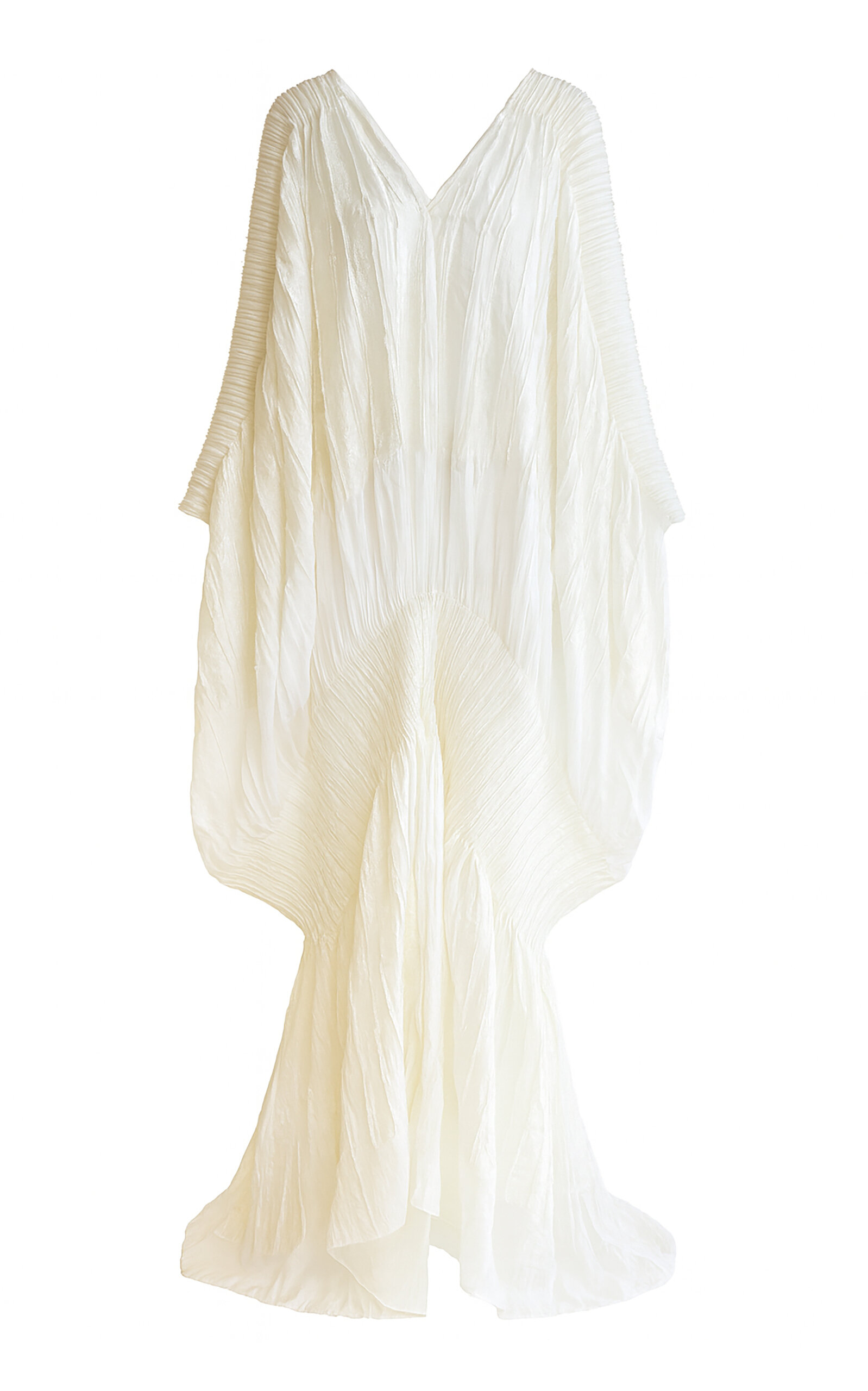 Dima Ayad Voluminous Maxi Knit Kaftan