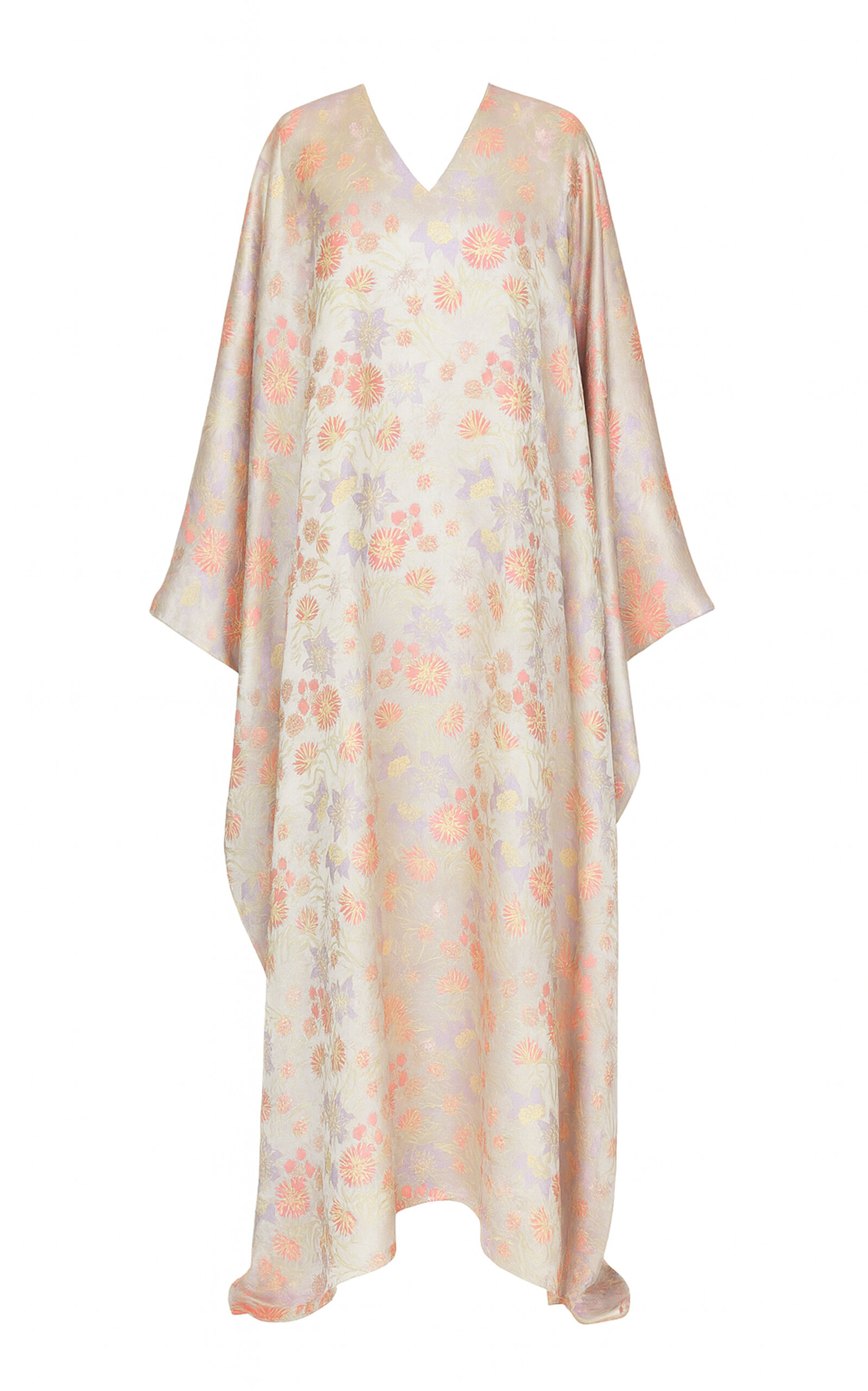 Dima Ayad Floral-Print Maxi Kaftan