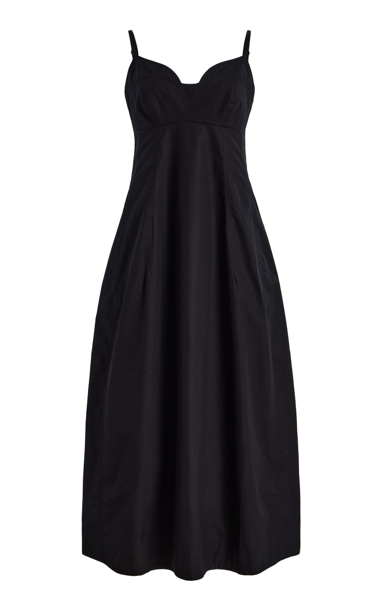 Co Cotton Sateen Midi Dress