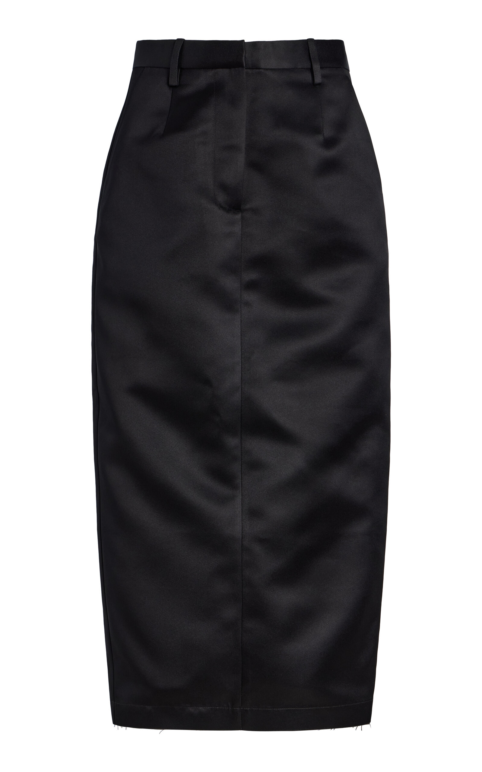 Co Satin Pencil Skirt