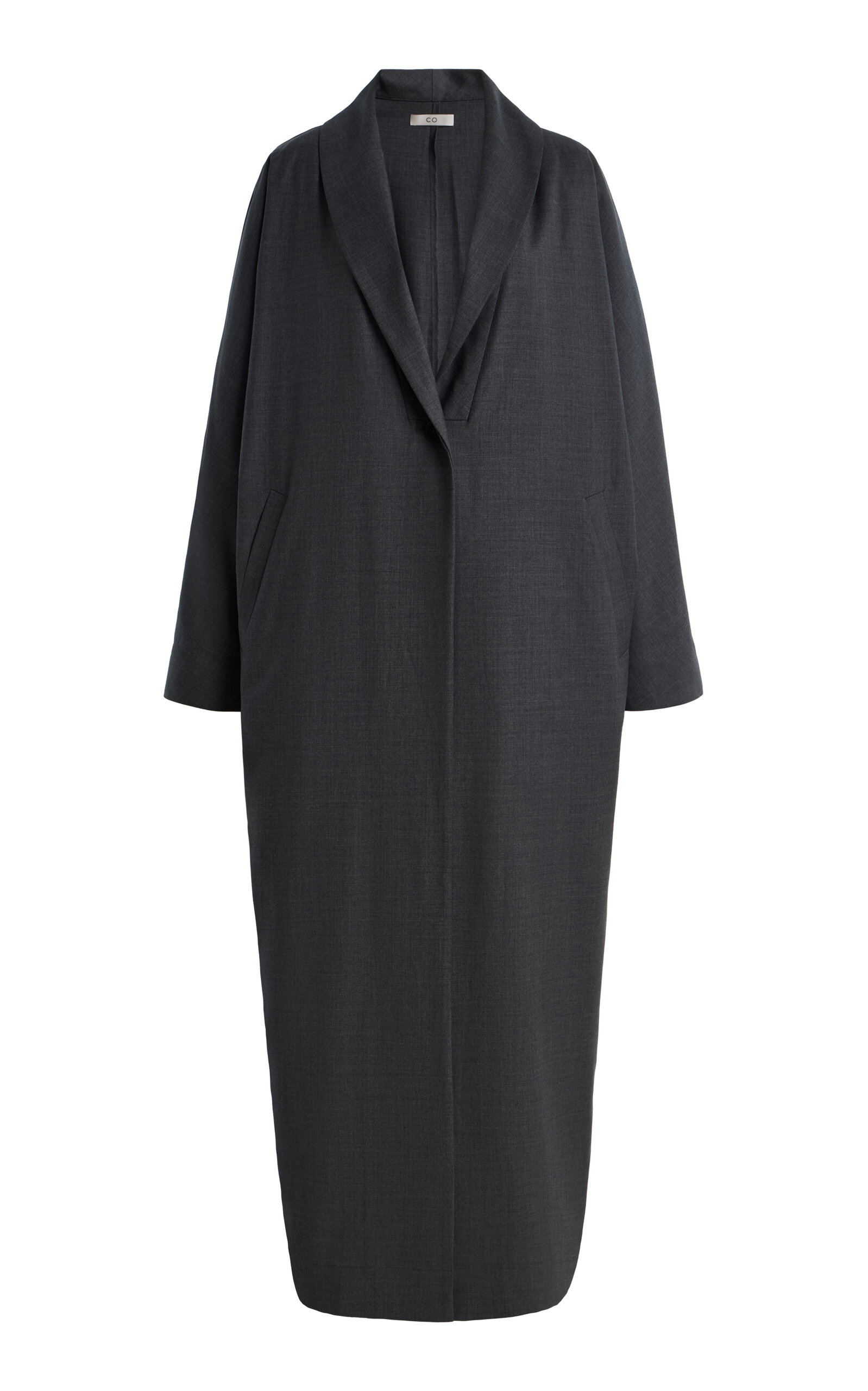 Co Wool Shawl Coat