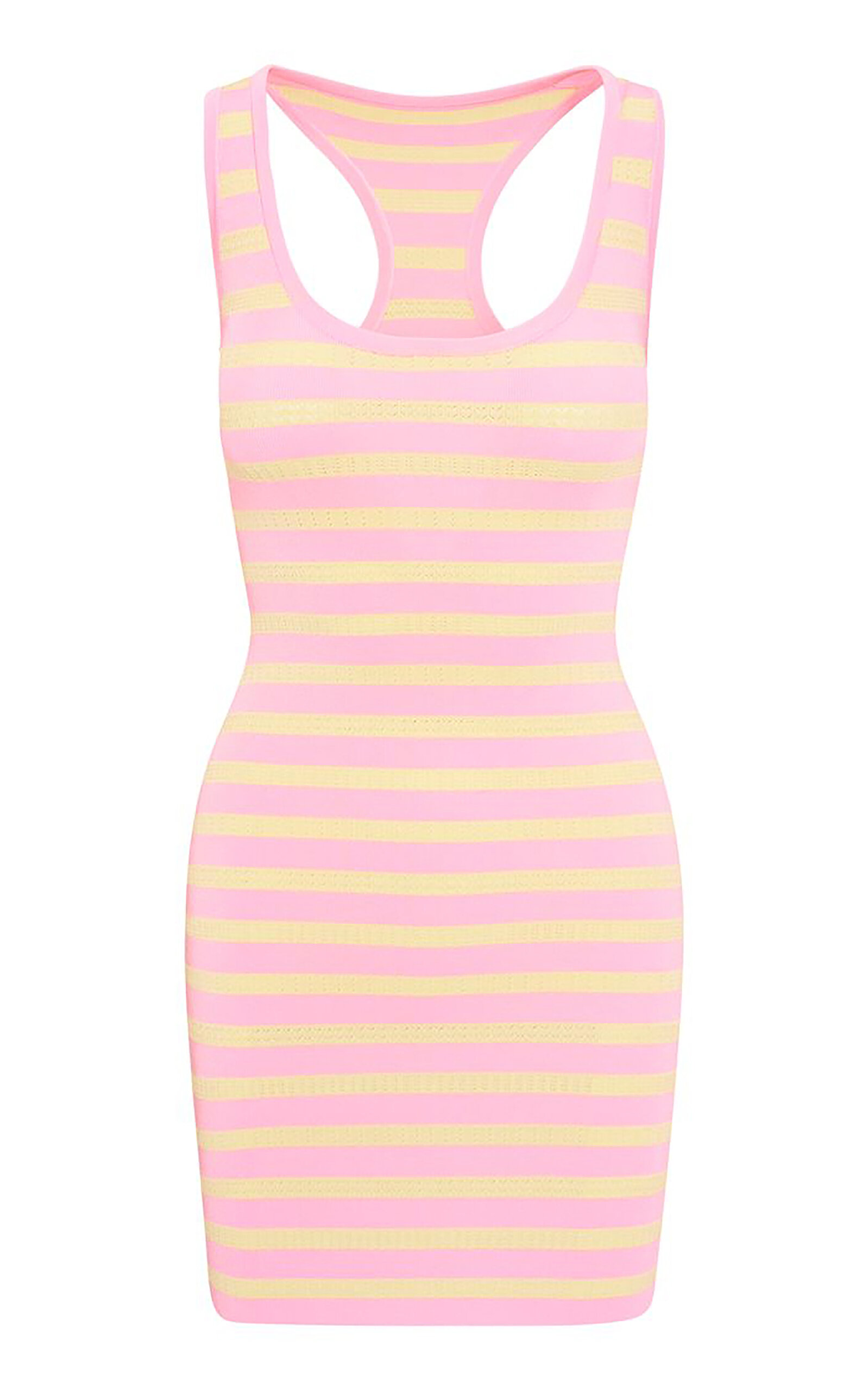 LoveShackFancy Gayle Striped Mini Dress