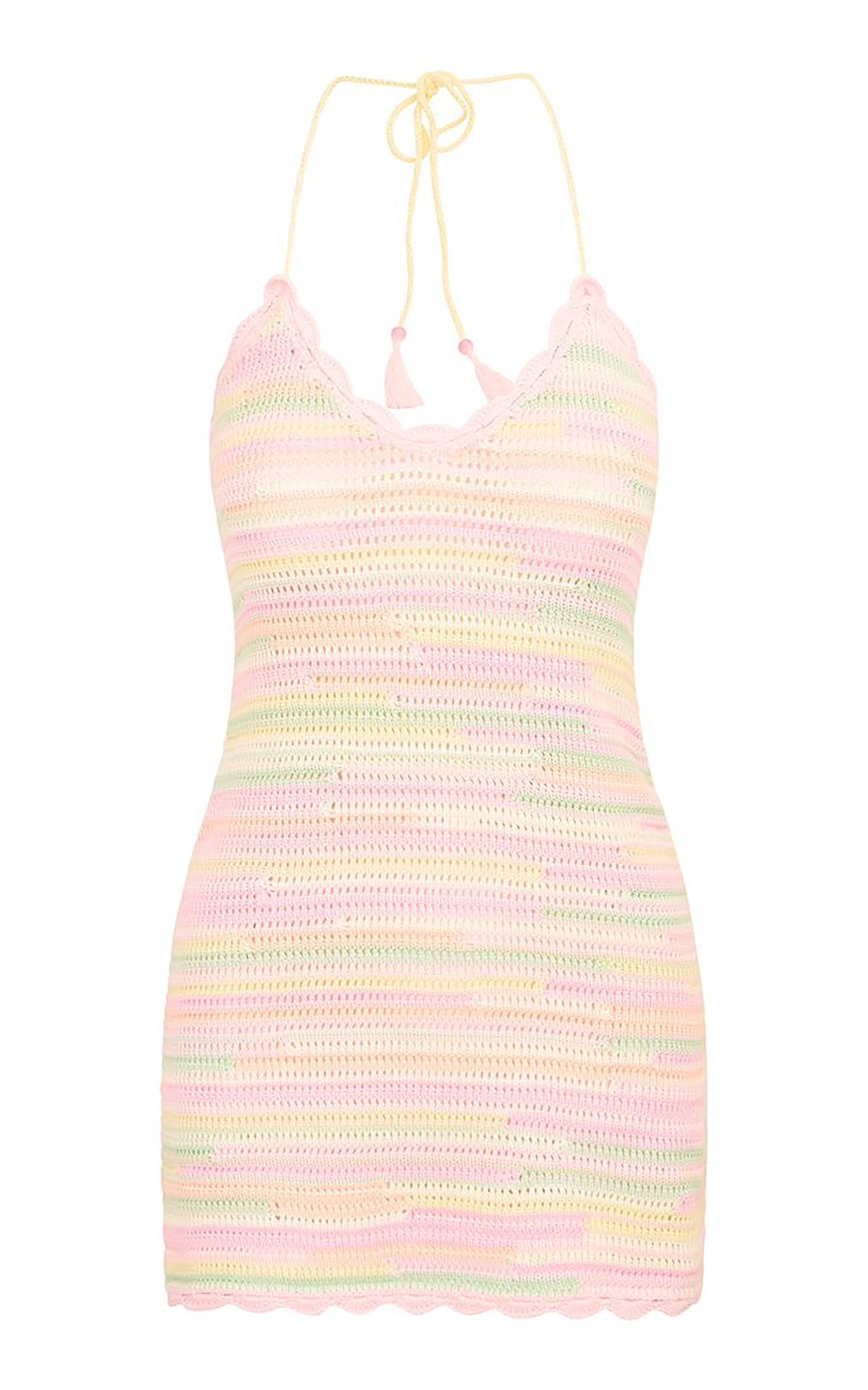 LoveShackFancy Zoa Cotton Scallop Dress