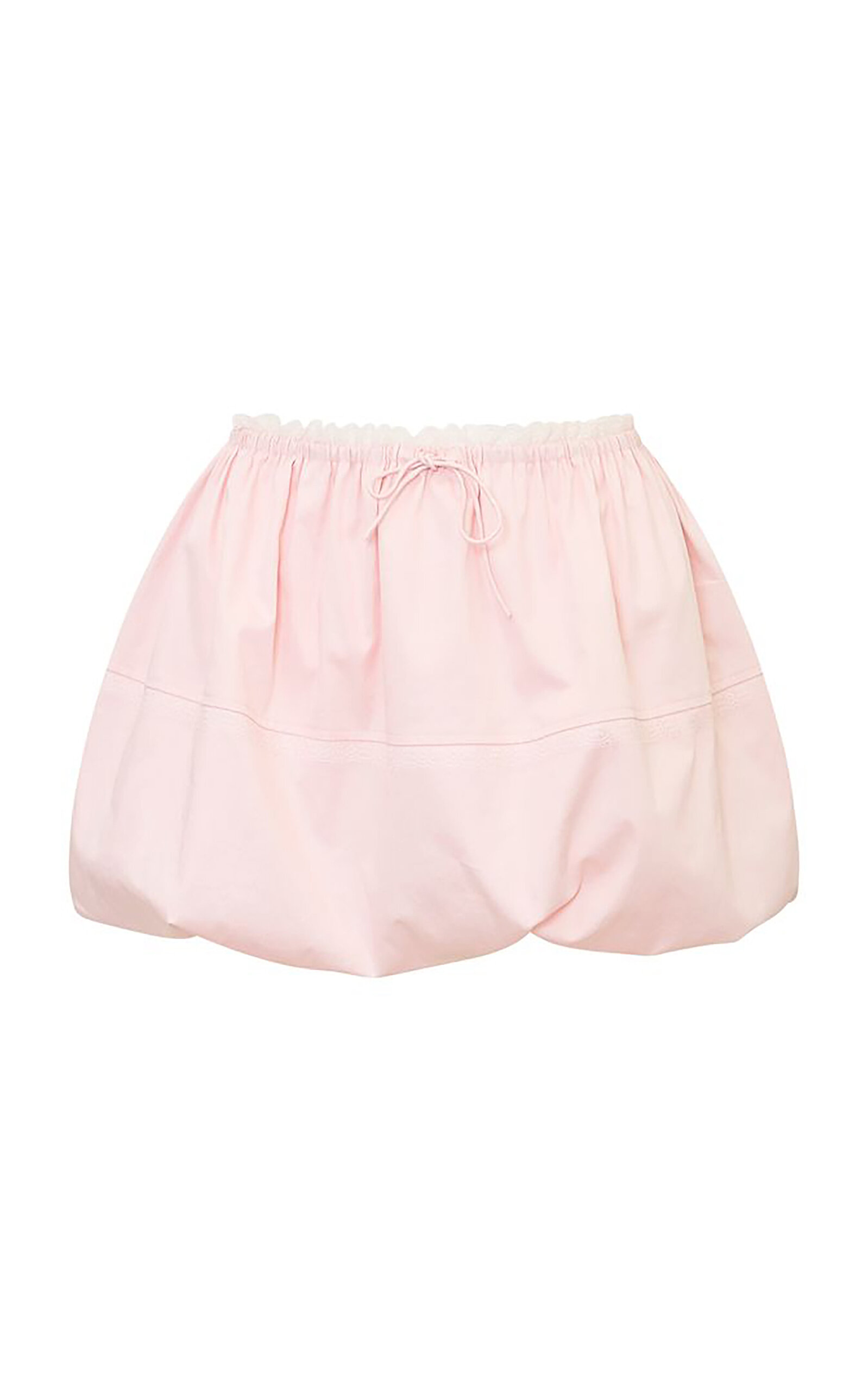 LoveShackFancy Elsbeth Satin Mini Skirt