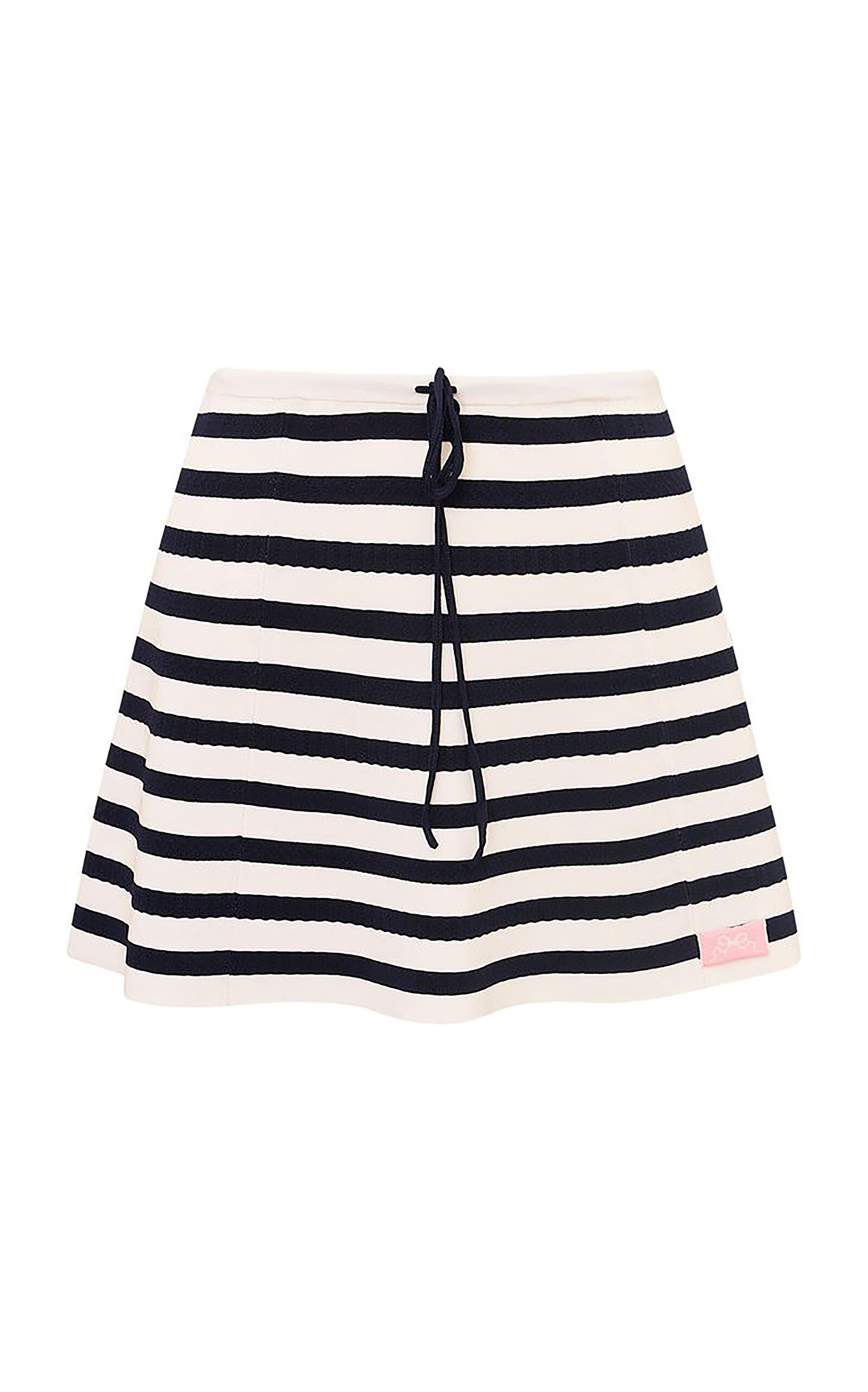 LoveShackFancy Jeanie Striped Mini Skirt