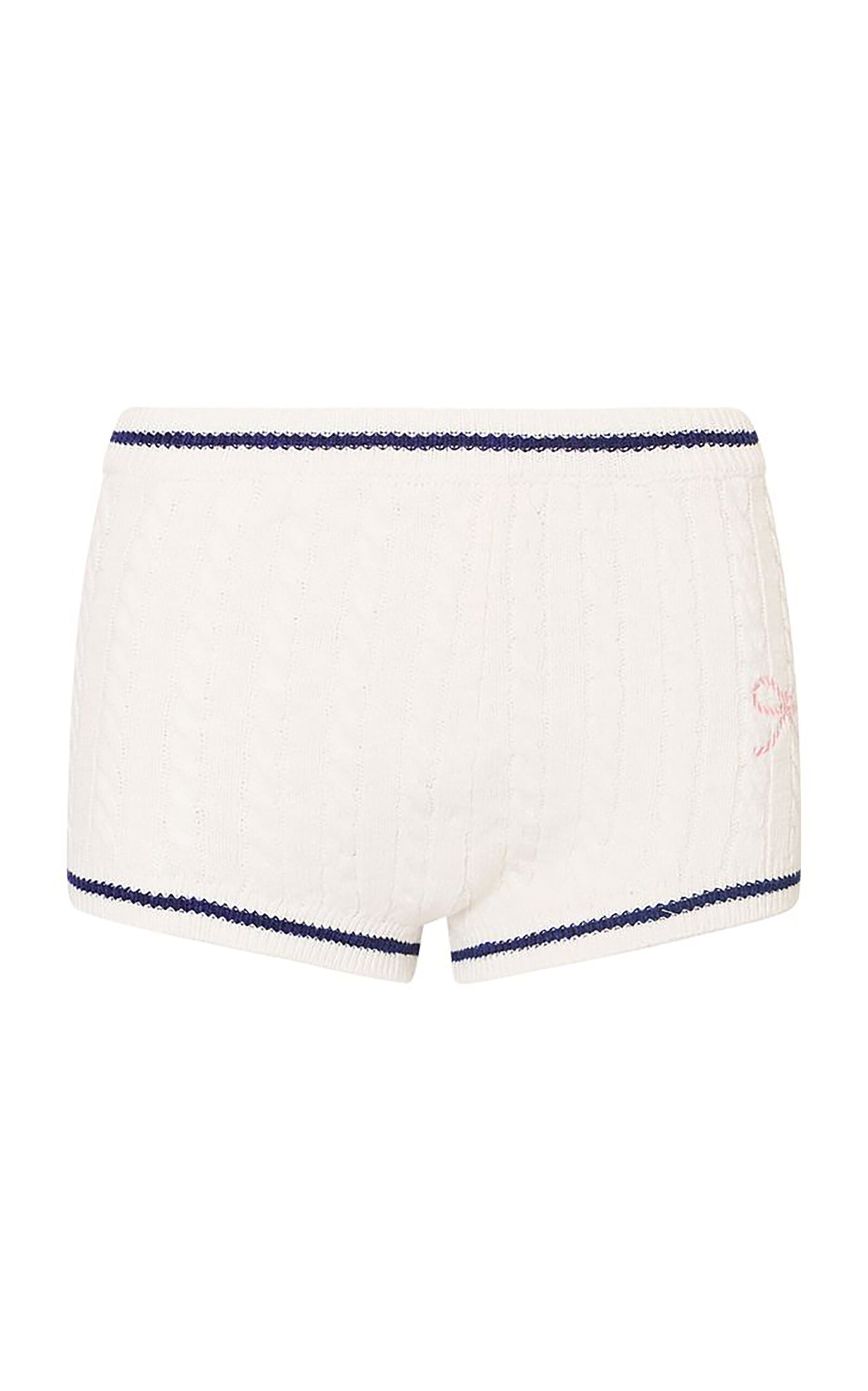 LoveShackFancy Coramay Cotton Blend Shorts