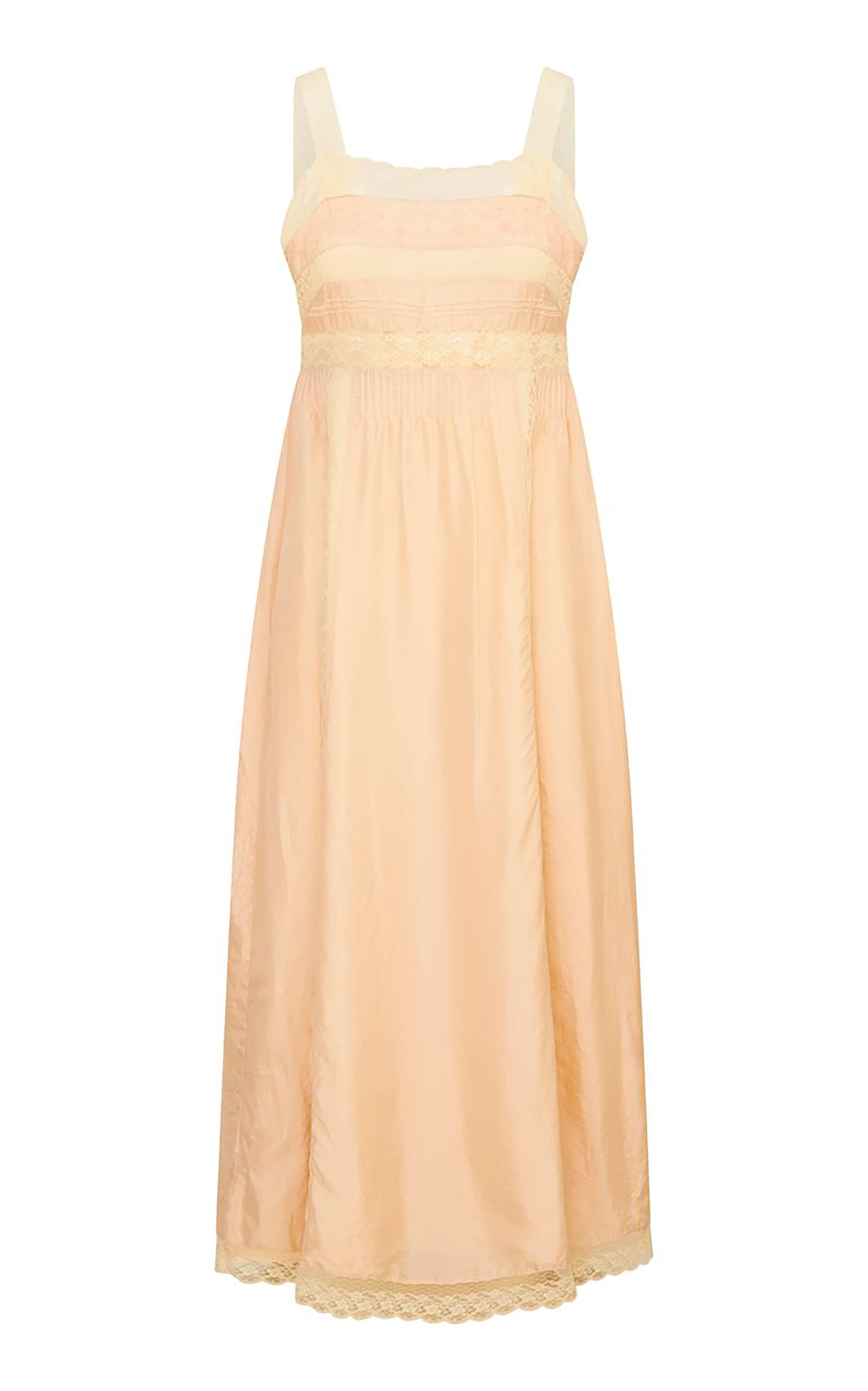 LoveShackFancy Cerys Silk Maxi Dress