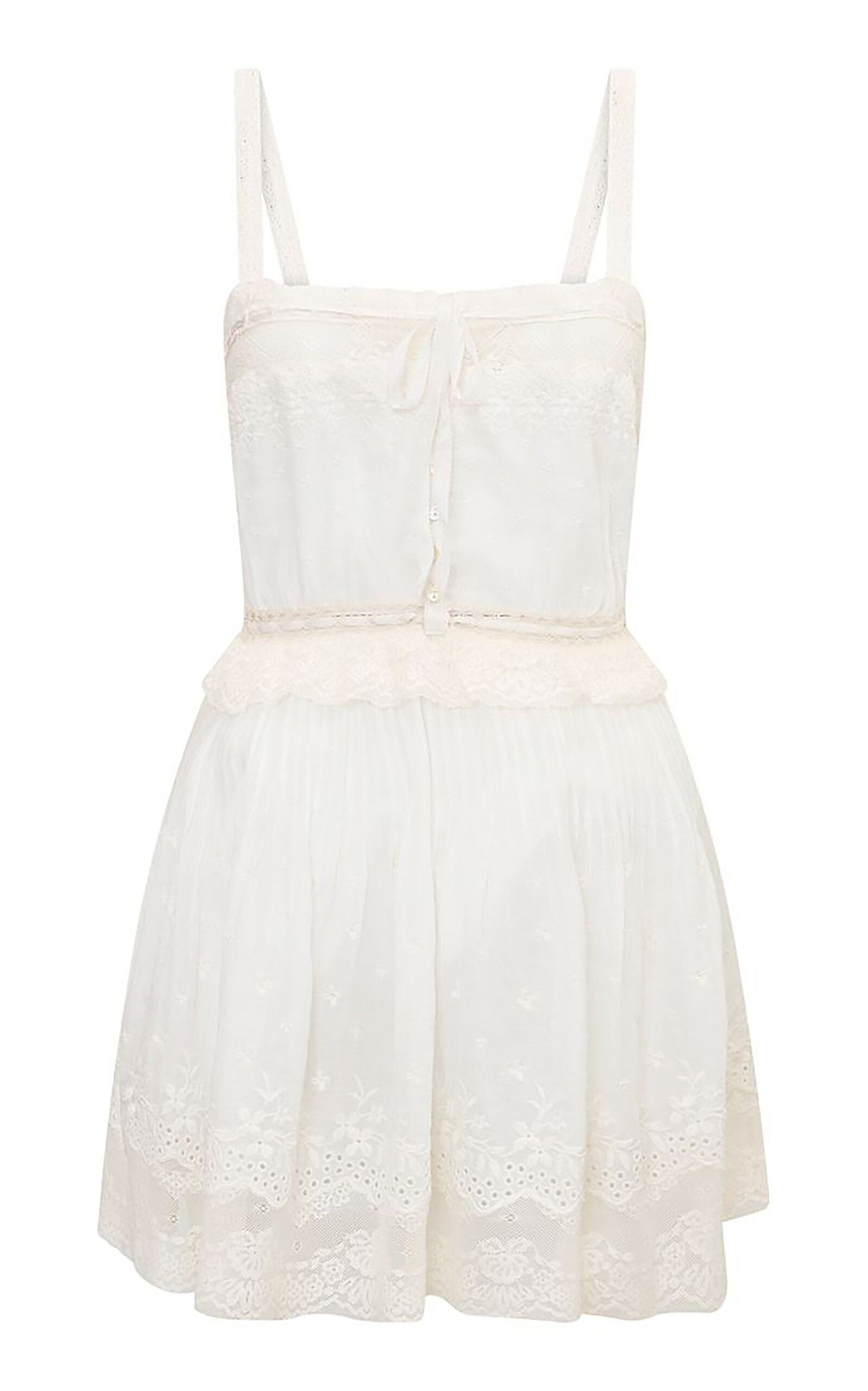 LoveShackFancy Hadlee Cotton Lace Dress