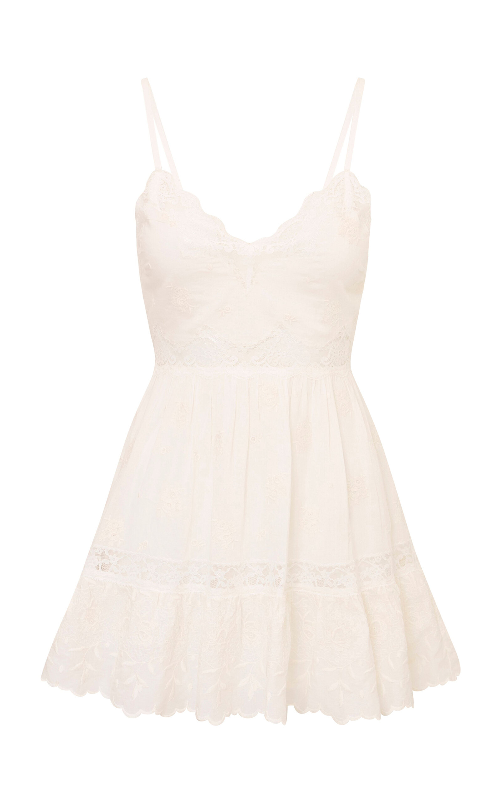 LoveShackFancy Soli Cotton Lace Dress