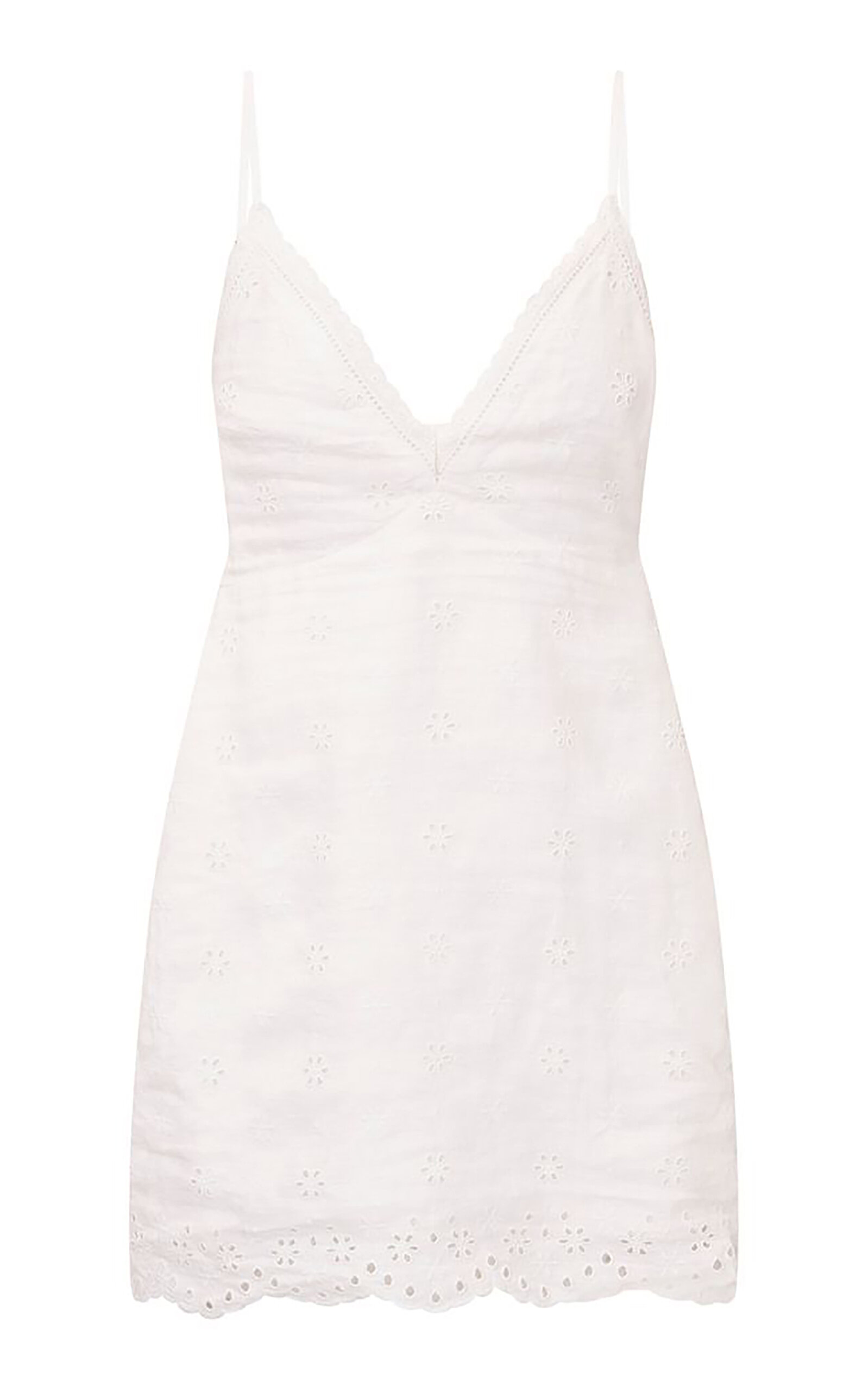 LoveShackFancy Becklyn Eyelet Linen Dress