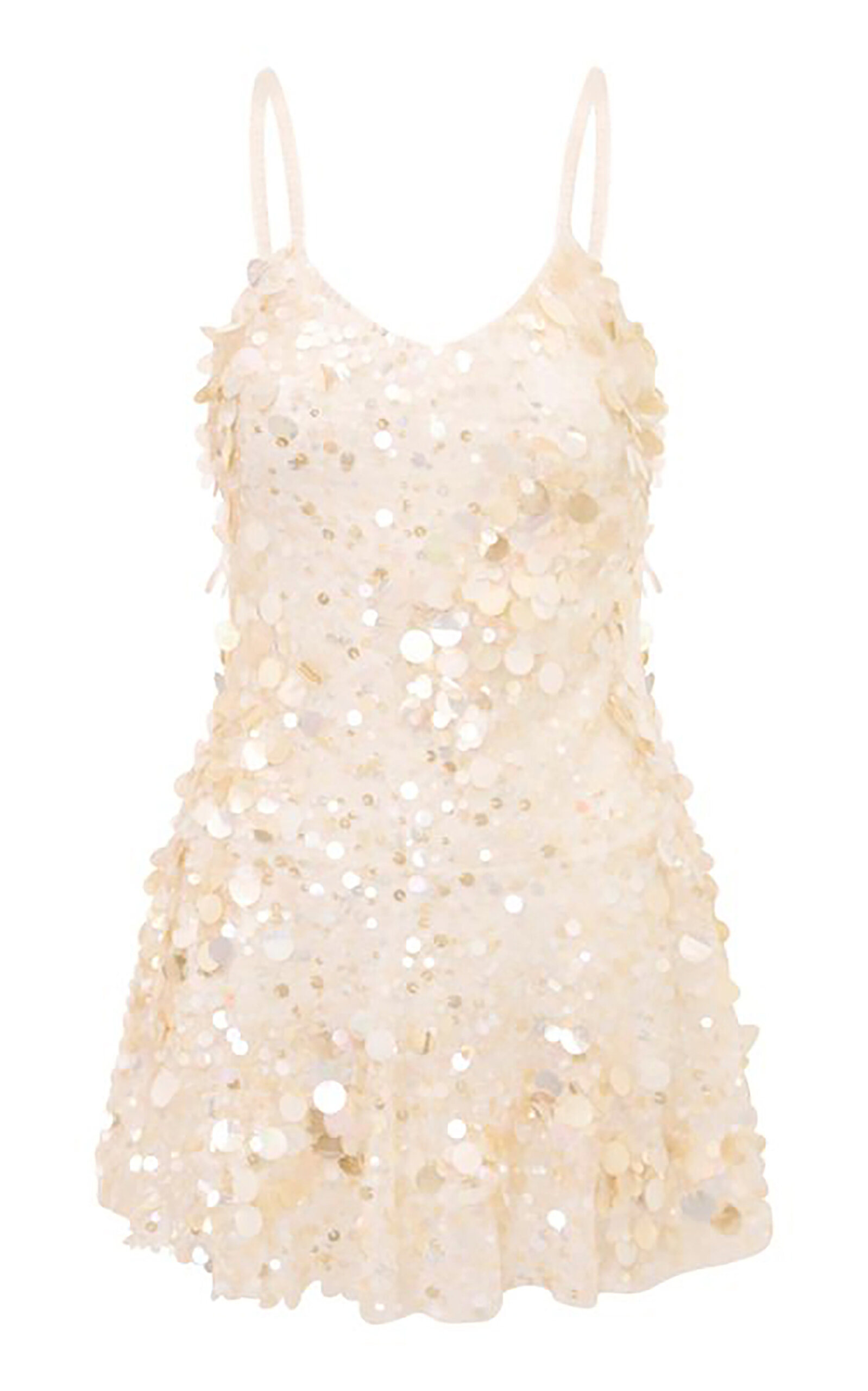 LoveShackFancy Liria Sequined Mini Dress
