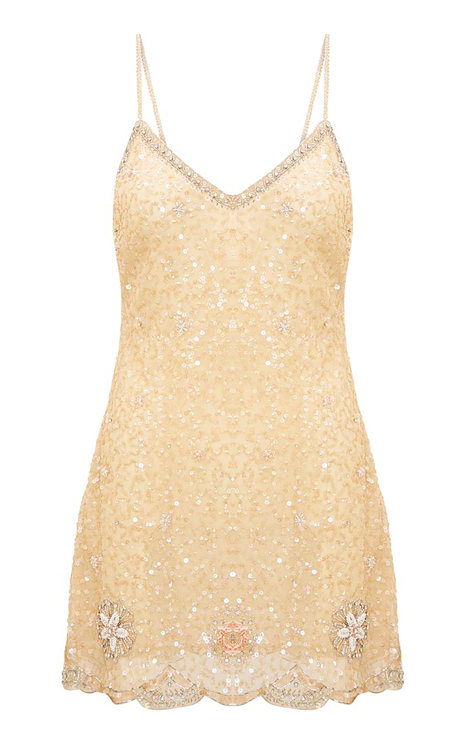 LoveShackFancy Lyrica Sequined Dress