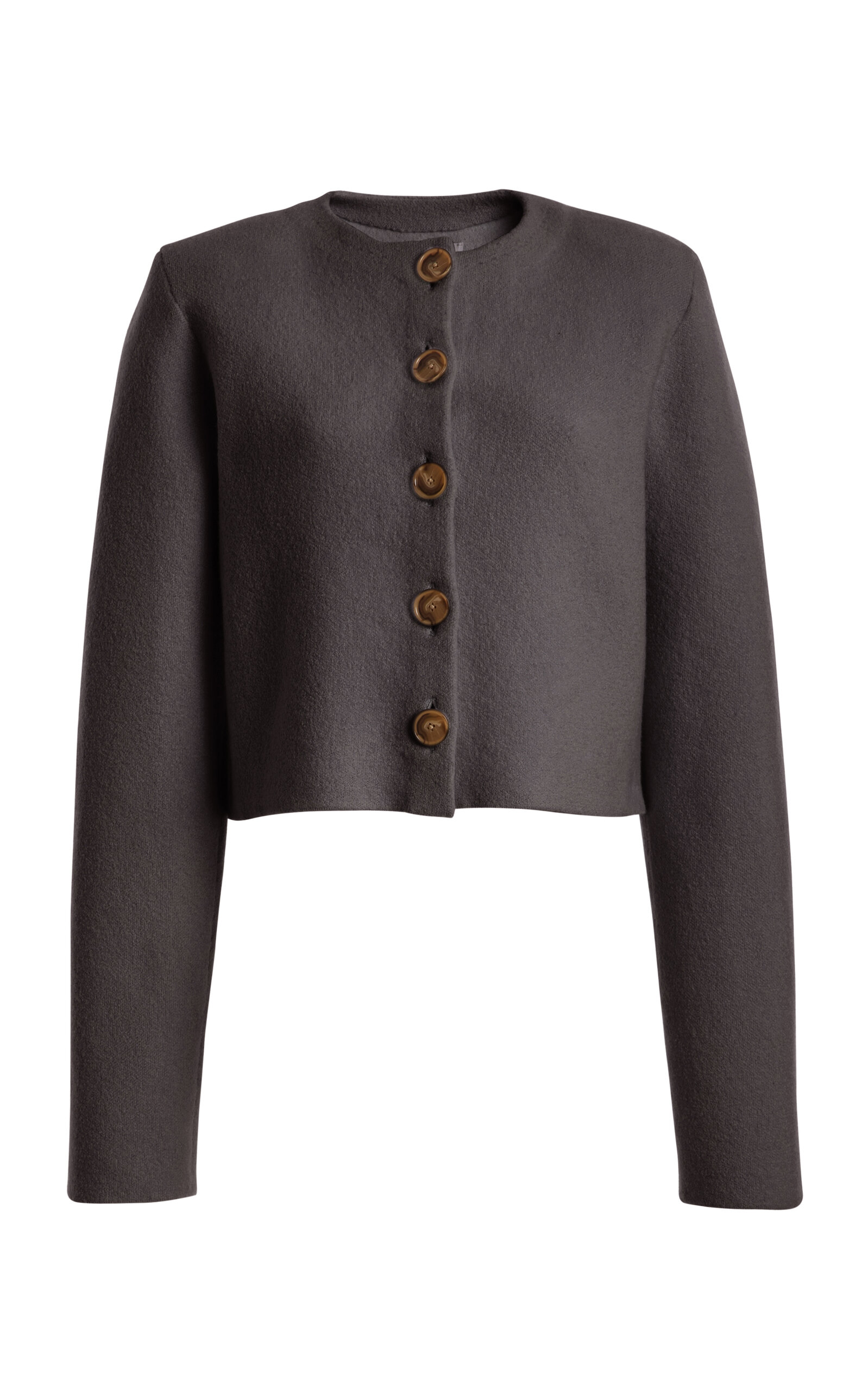 Brandon Maxwell The Ryder Cropped Virgin-Wool Jacket