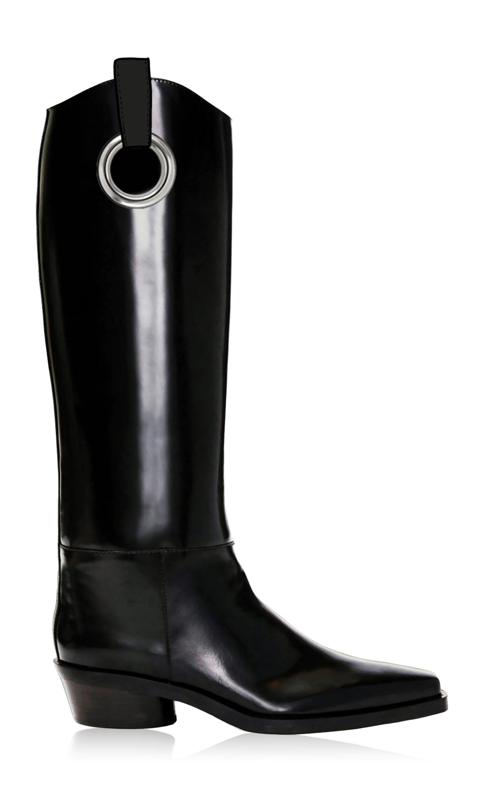Proenza Schouler Bronco Grommet Knee High Boots