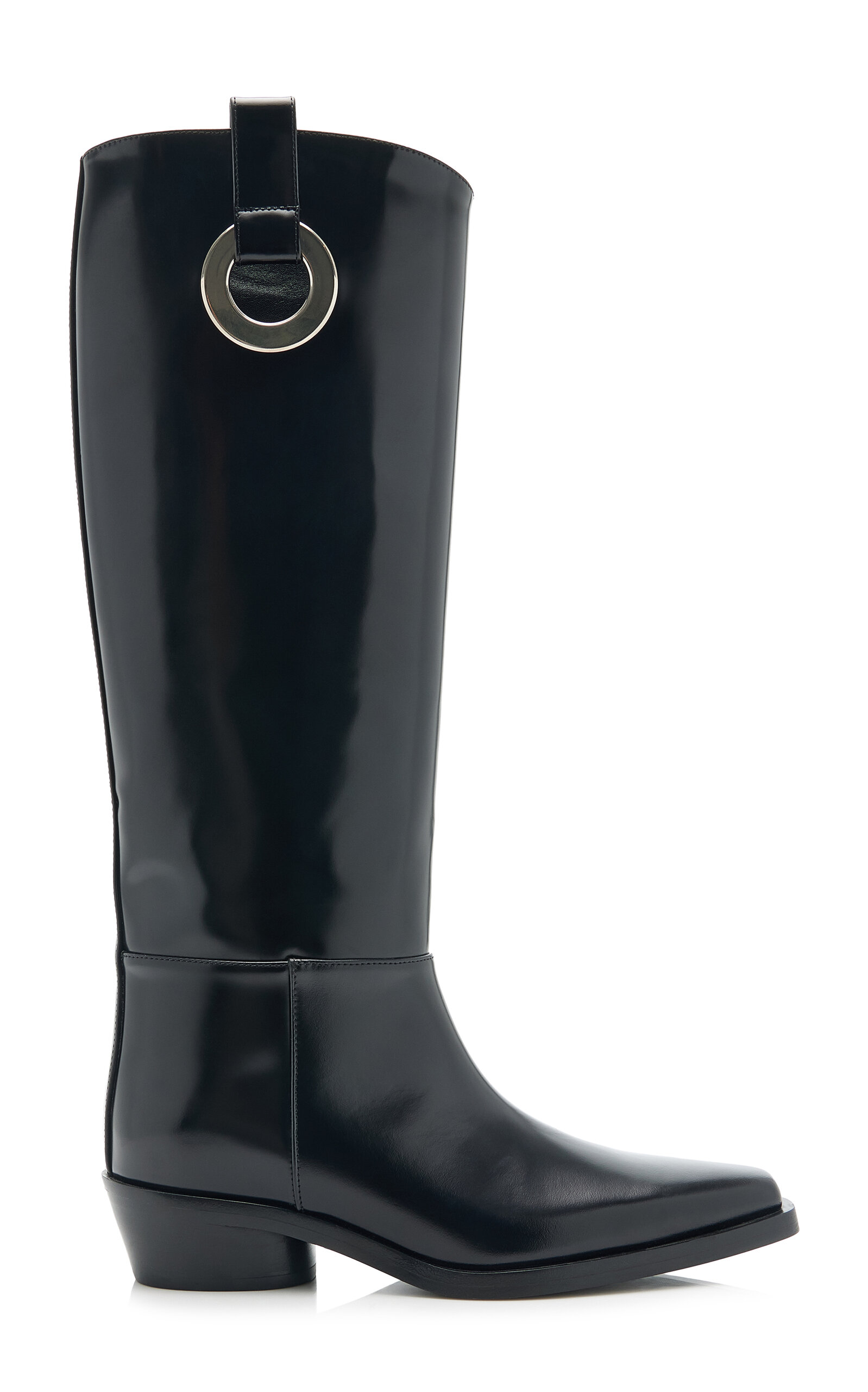 Proenza Schouler Bronco Grommet Leather Boots - Moda Operandi