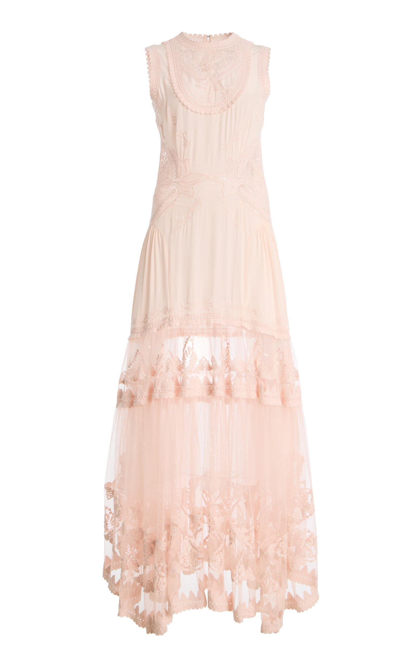 Ulla Johnson Florence Silk Lace Dress - Moda Operandi