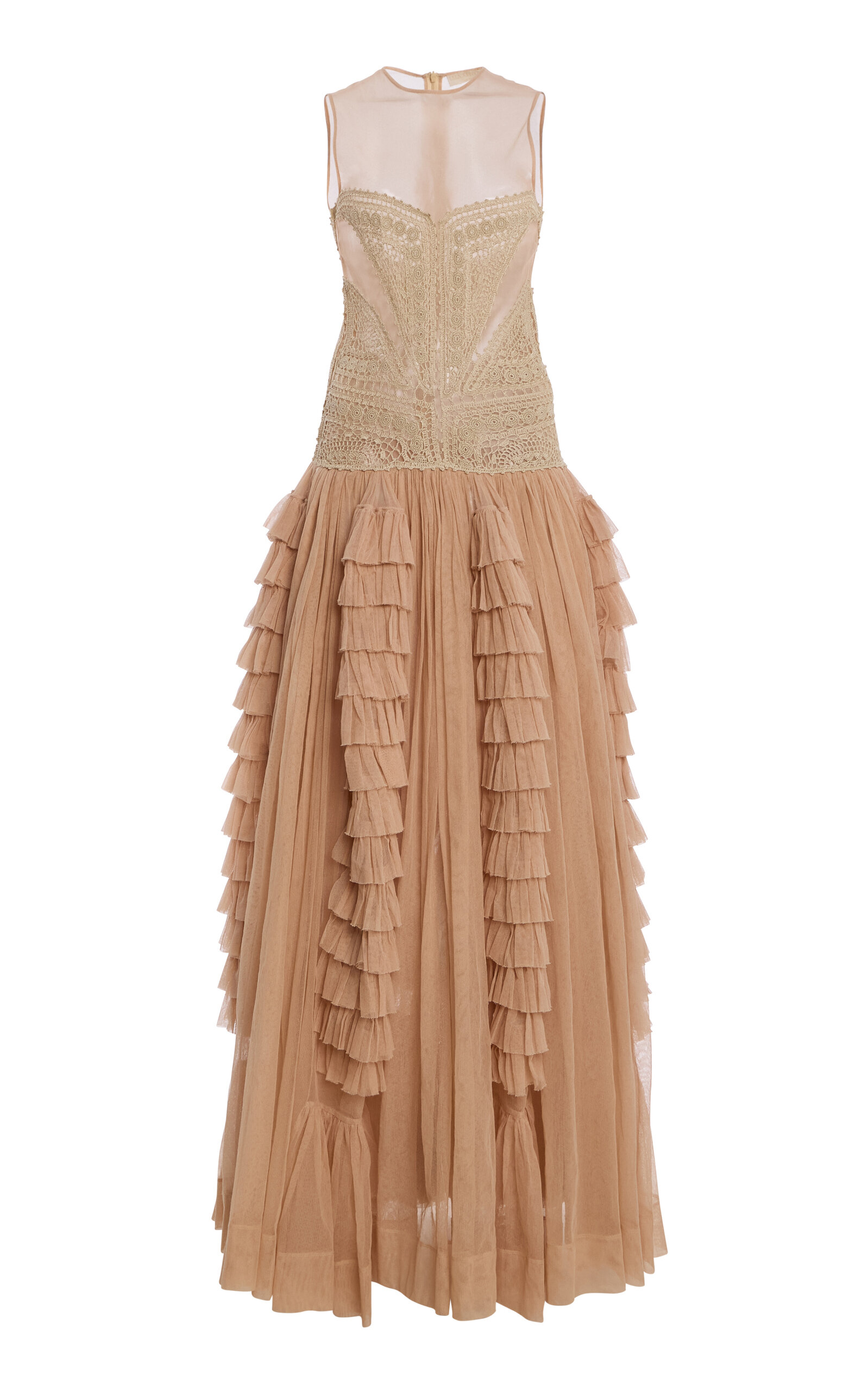 Ulla Johnson Orla Crochet and Tulle Maxi Dress | Thumbnail 10