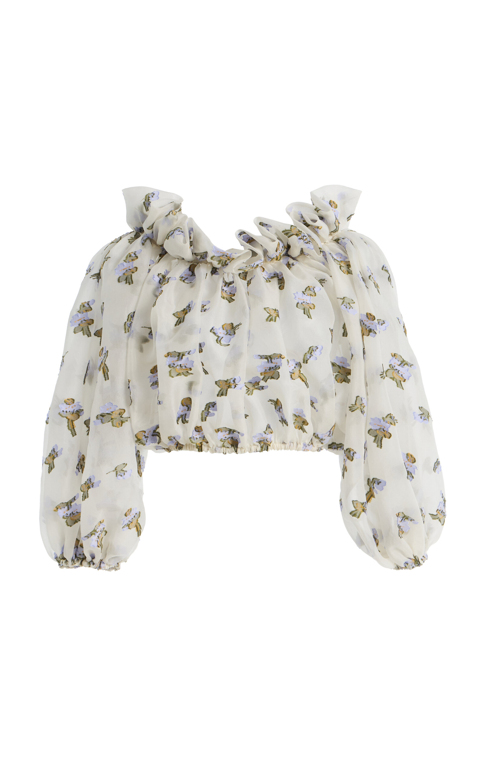 Ulla Johnson Ondine Ruffled Organza Top