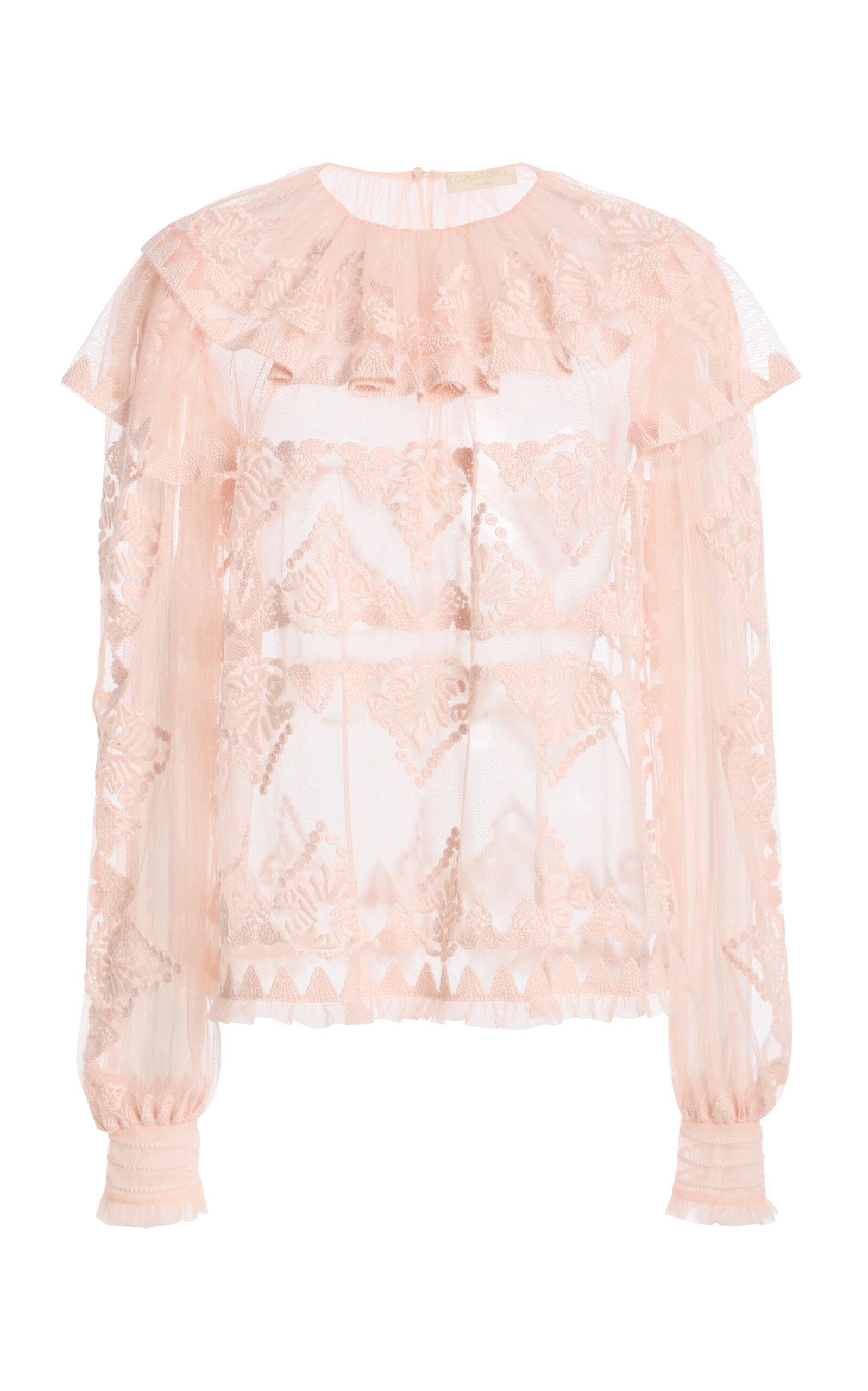 Ulla Johnson Ivy Long-sleeved Silk Top