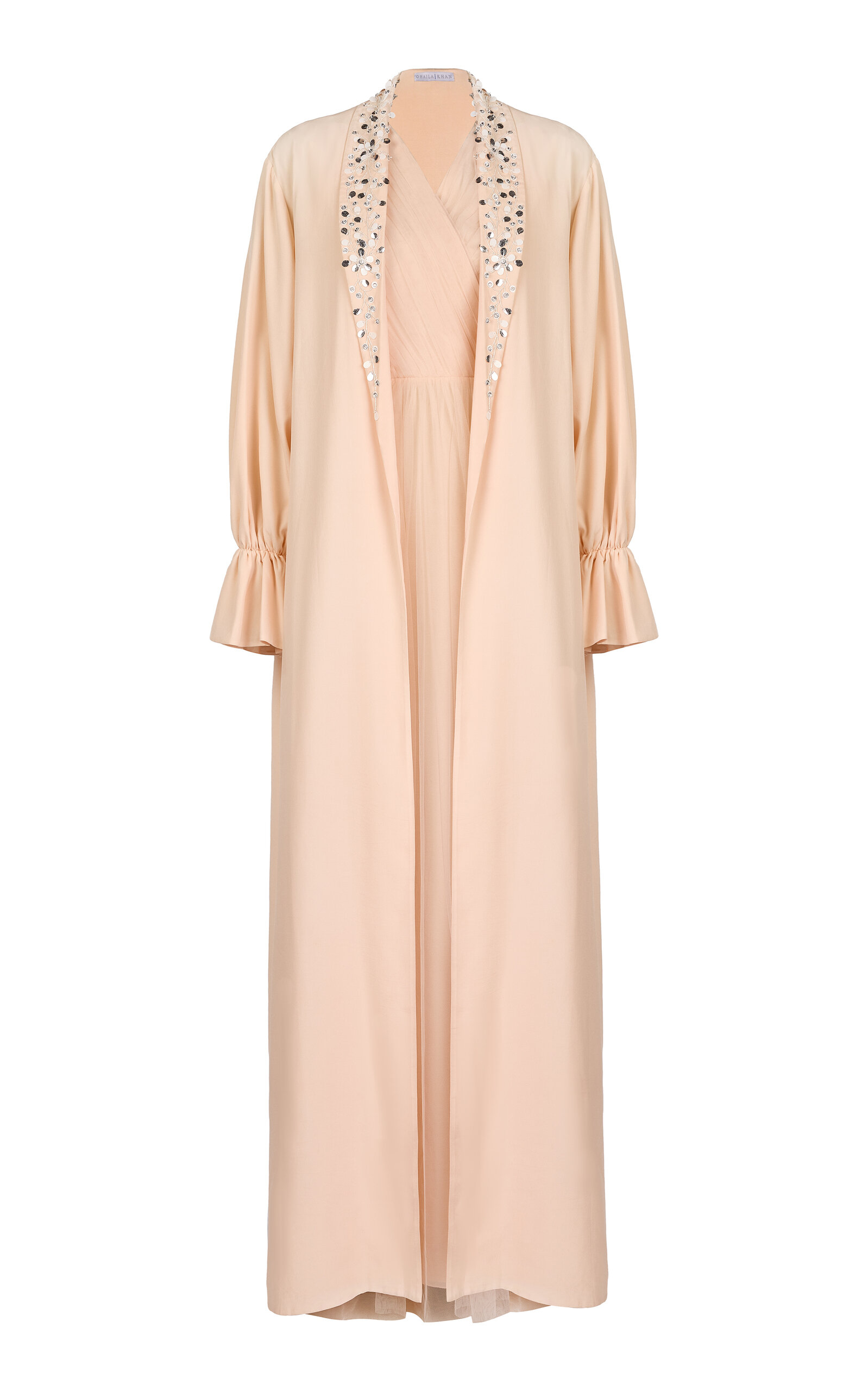 Ola by Ohaila Khan Wrapped Tulle Gown