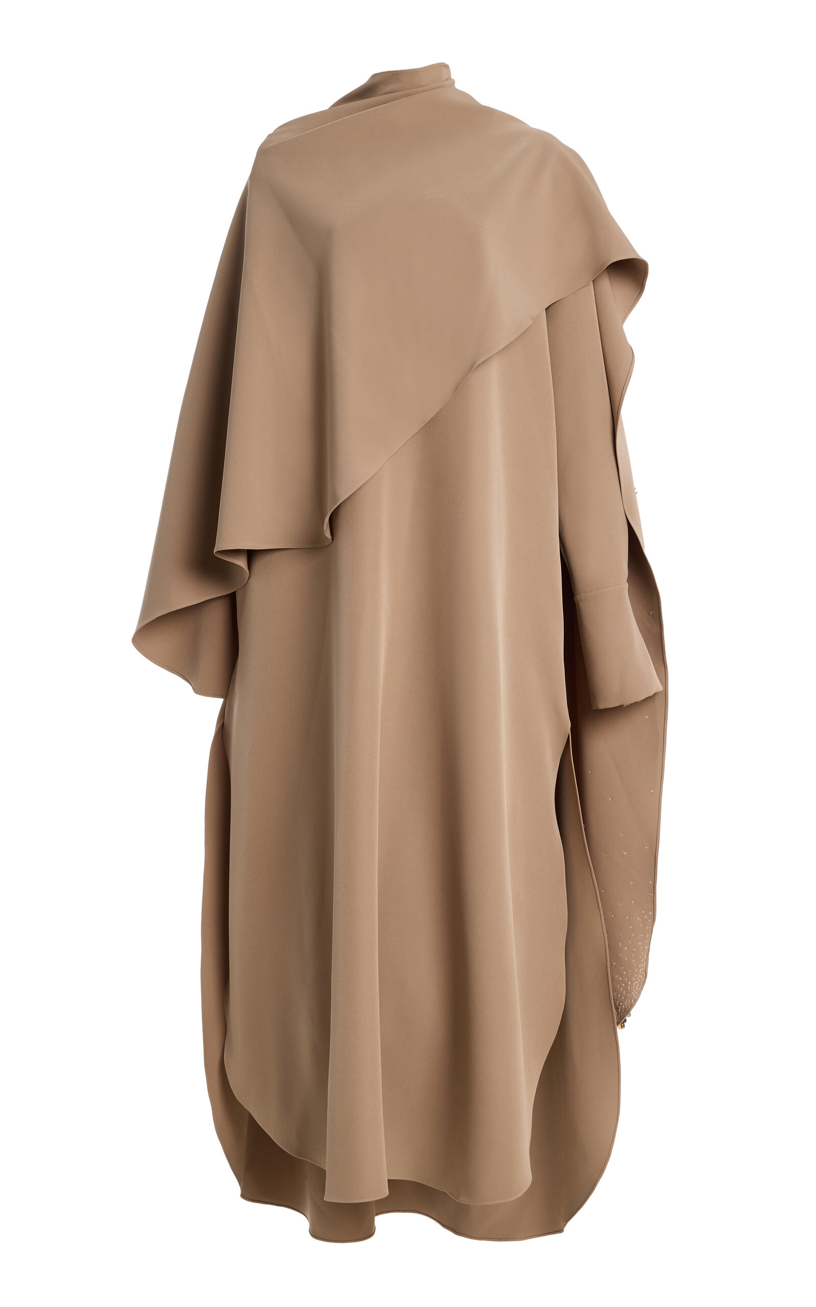 Harithand Lucienne Embellished Crepe Caftan Dress