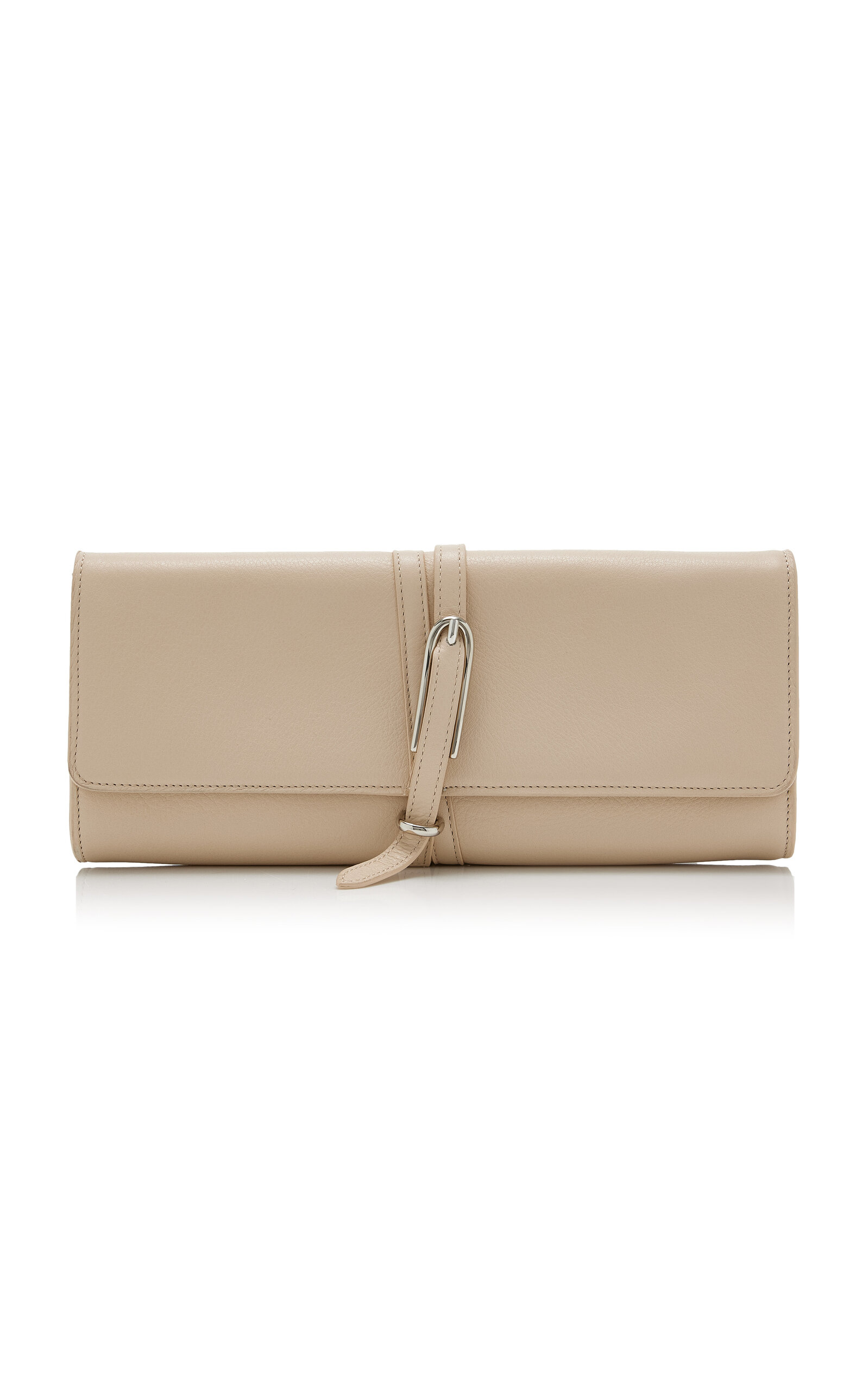 Liffner Belted Leather Clutch