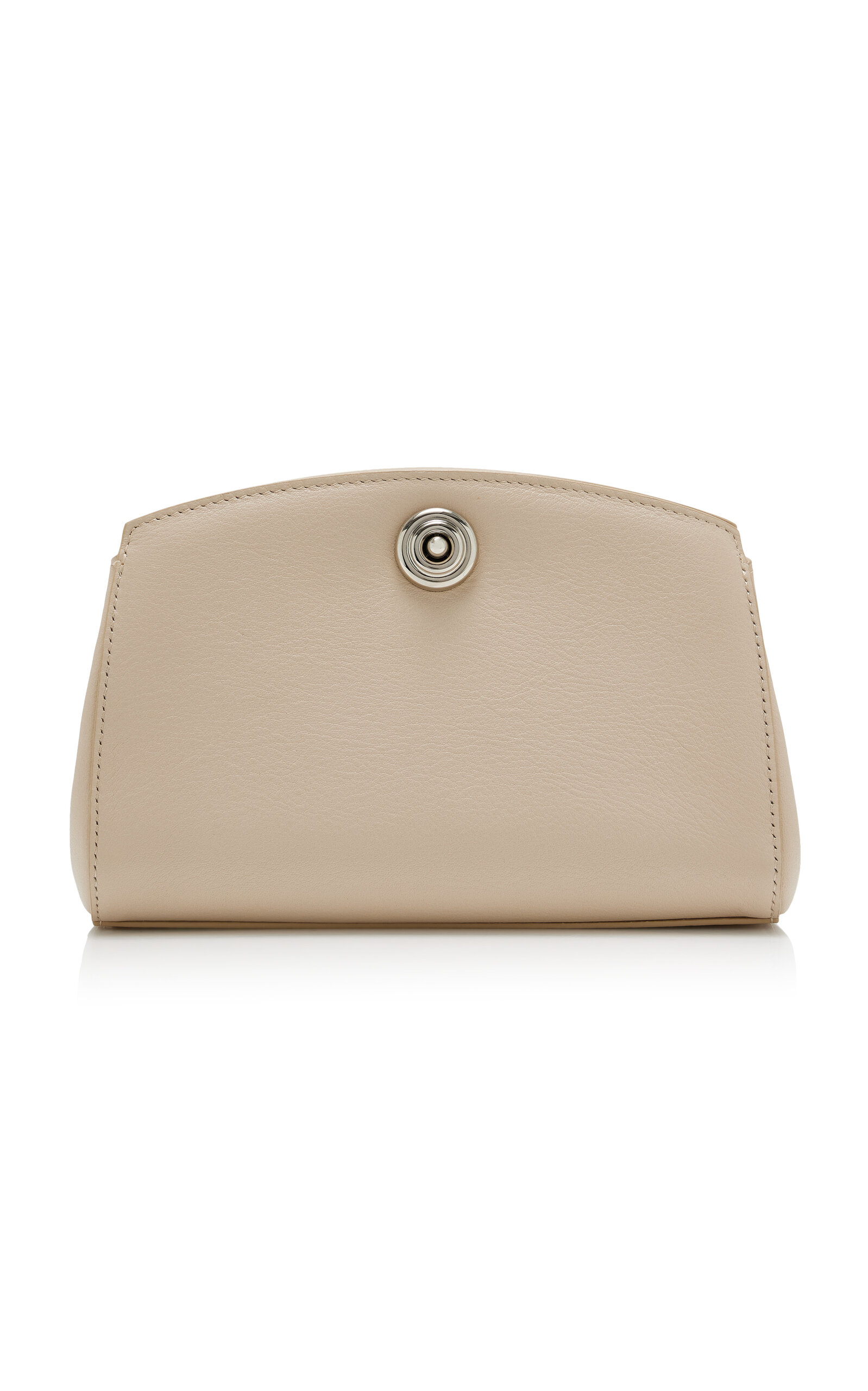 Liffner Pushlock Leather Clutch