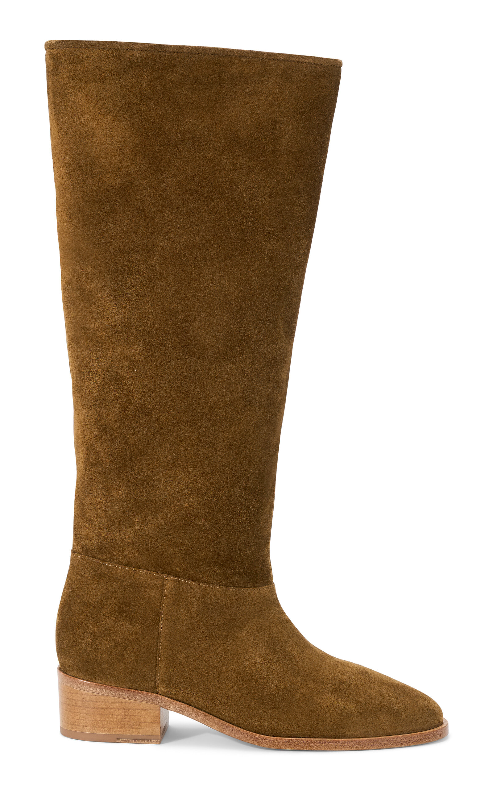 STAUD Indie Slouched Leather Boots - Moda Operandi