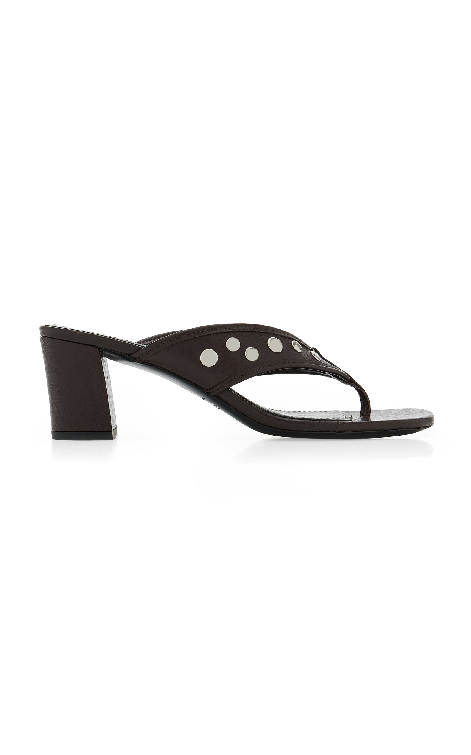 STAUD Nova Studded Leather Thong Sandals | Thumbnail 9 STAUD Nova Studded Leather Thong Sandals | Thumbnail 9