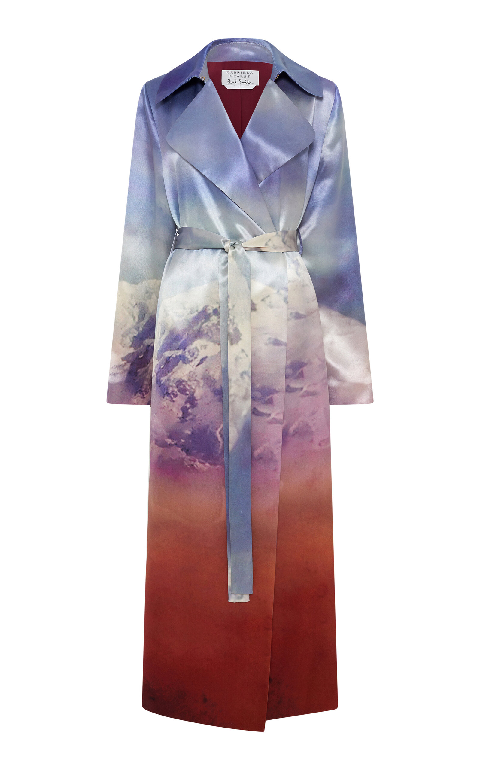 Gabriela Hearst x Paul Smith Lyra Printed Silk Trench Coat | Thumbnail 6