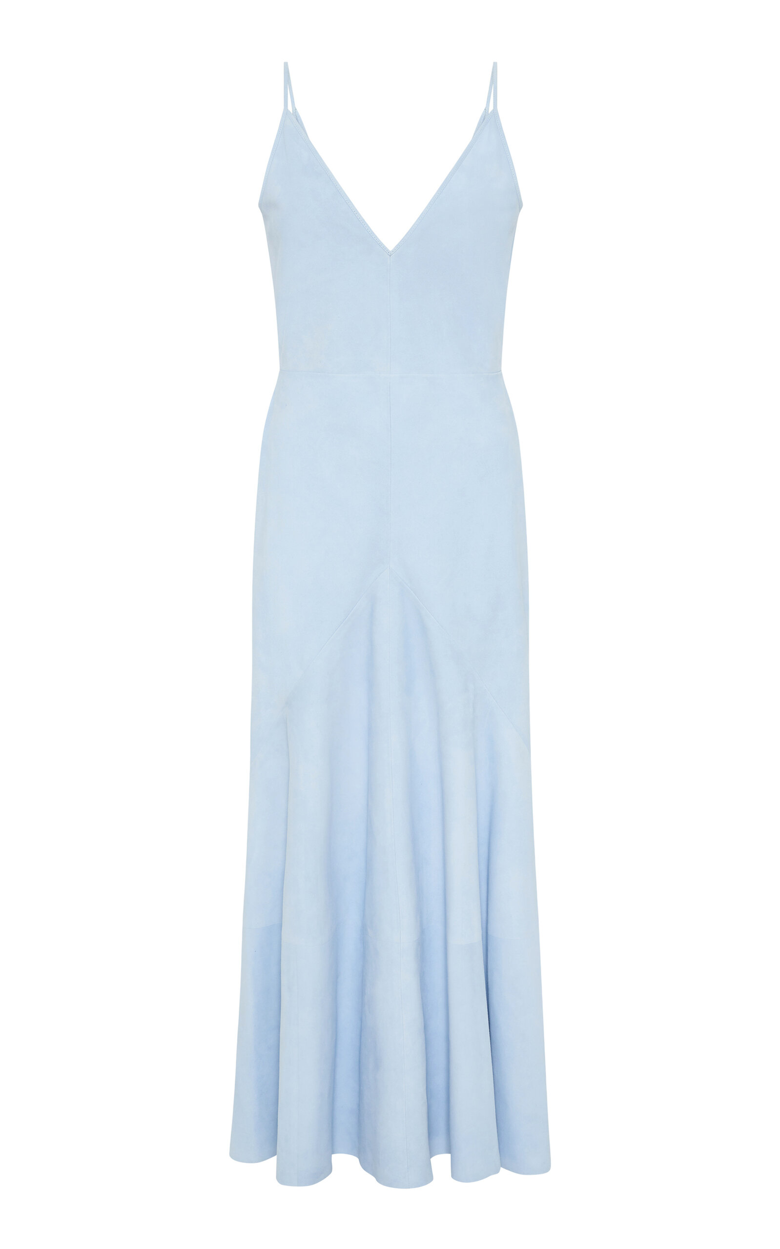 Gabriela Hearst Brigita Suede Midi Dress