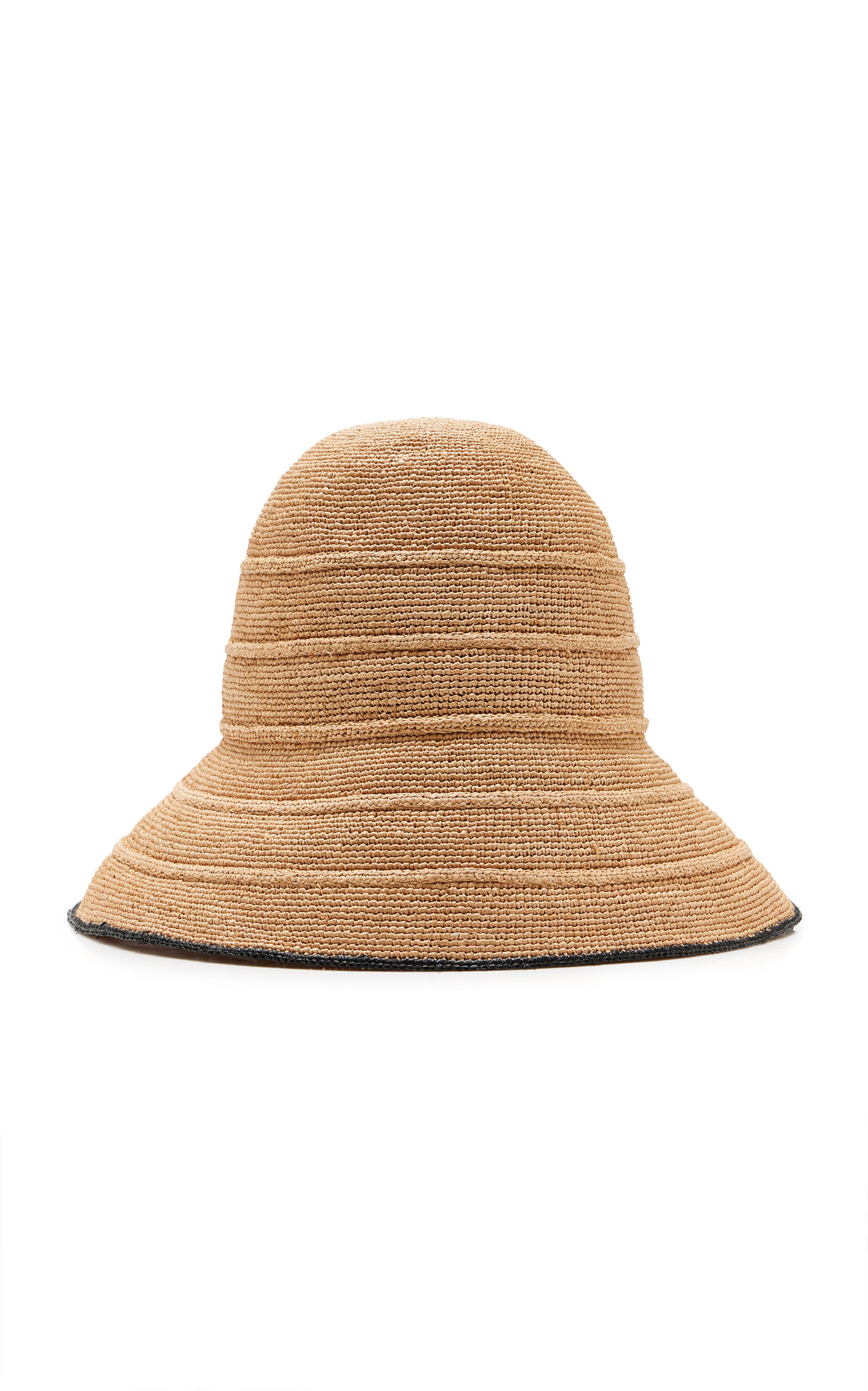 Janessa Leone Teagan Wired Brim Raffia Straw Bucket Hat | Thumbnail 5 Janessa Leone Teagan Wired Brim Raffia Straw Bucket Hat | Thumbnail 5