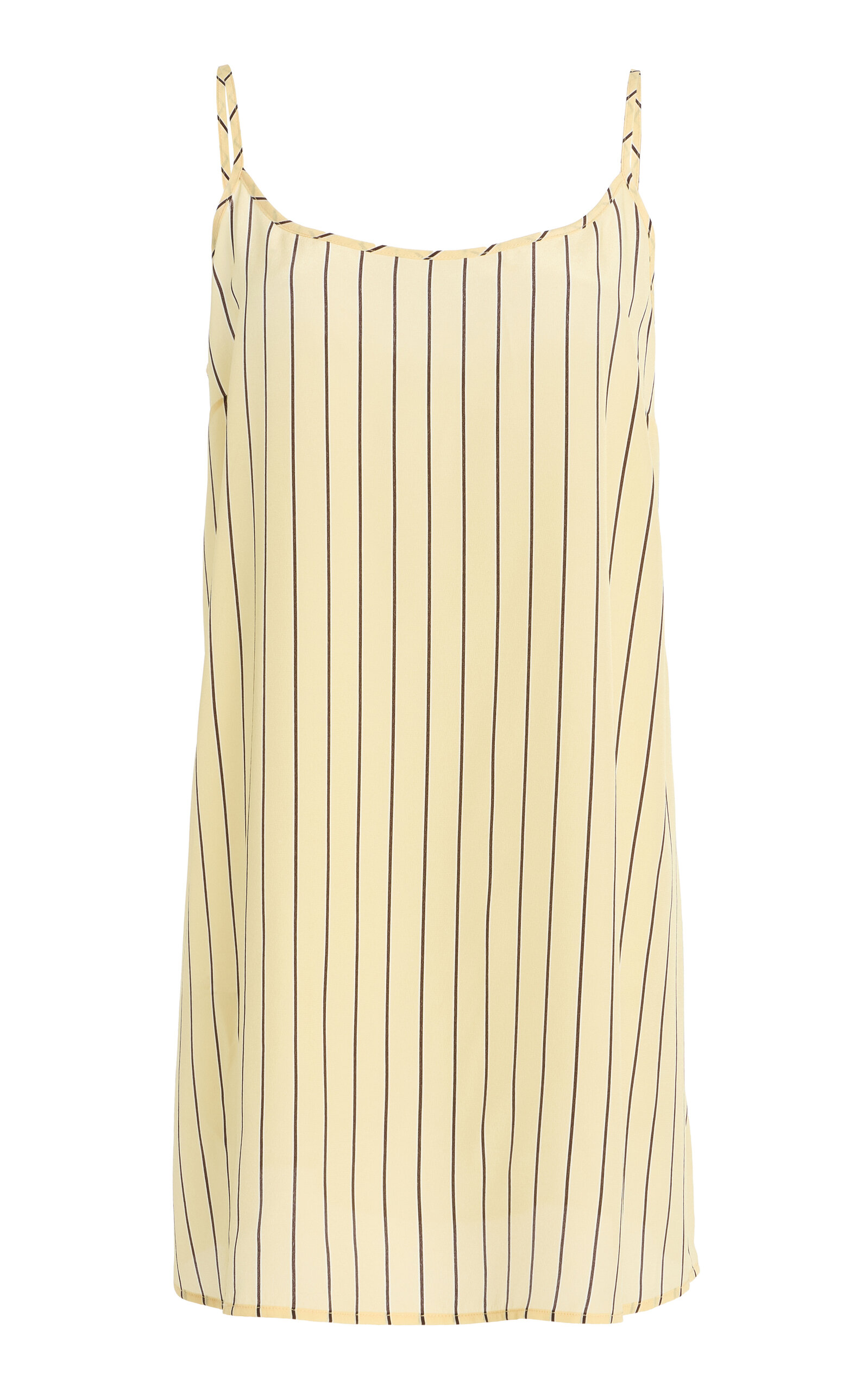 STAUD Irena Striped Silk Mini Dress - Women's Clothing