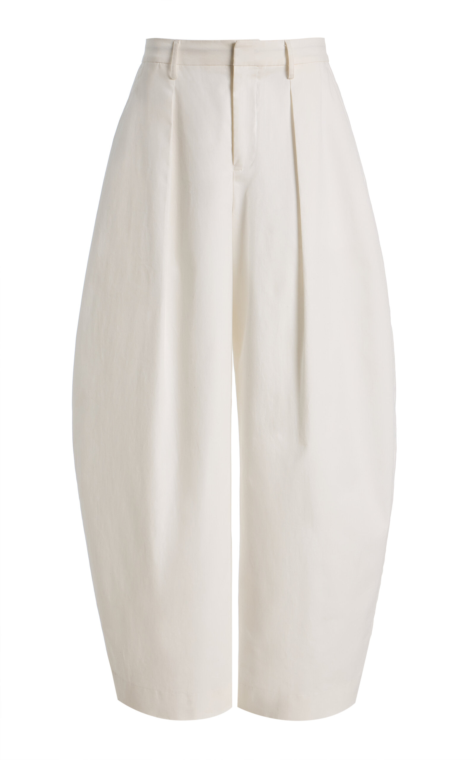 STAUD Elias Cotton-Blend Wide-Leg Pants