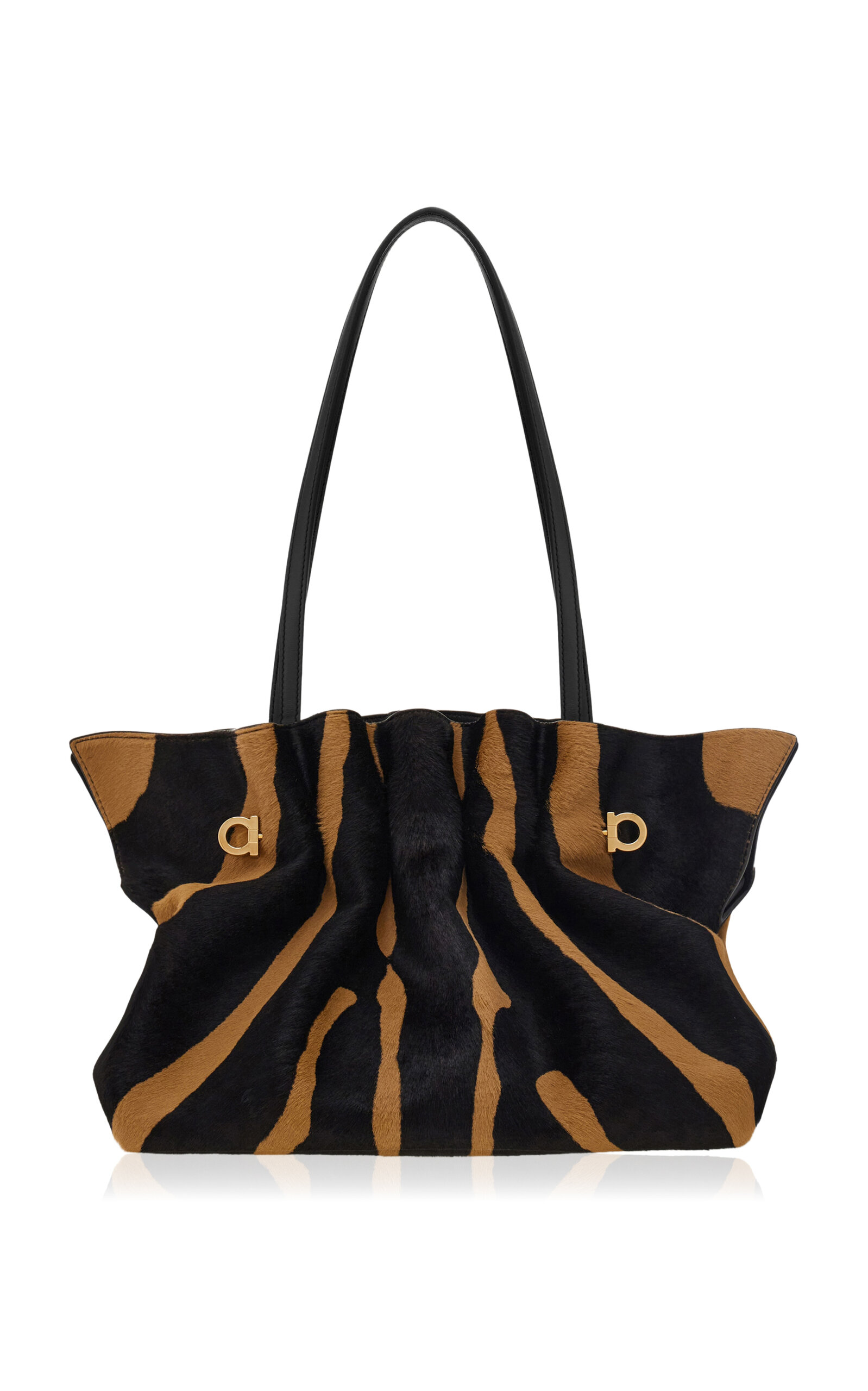 Ferragamo Soft Medium Calf Hair Bag